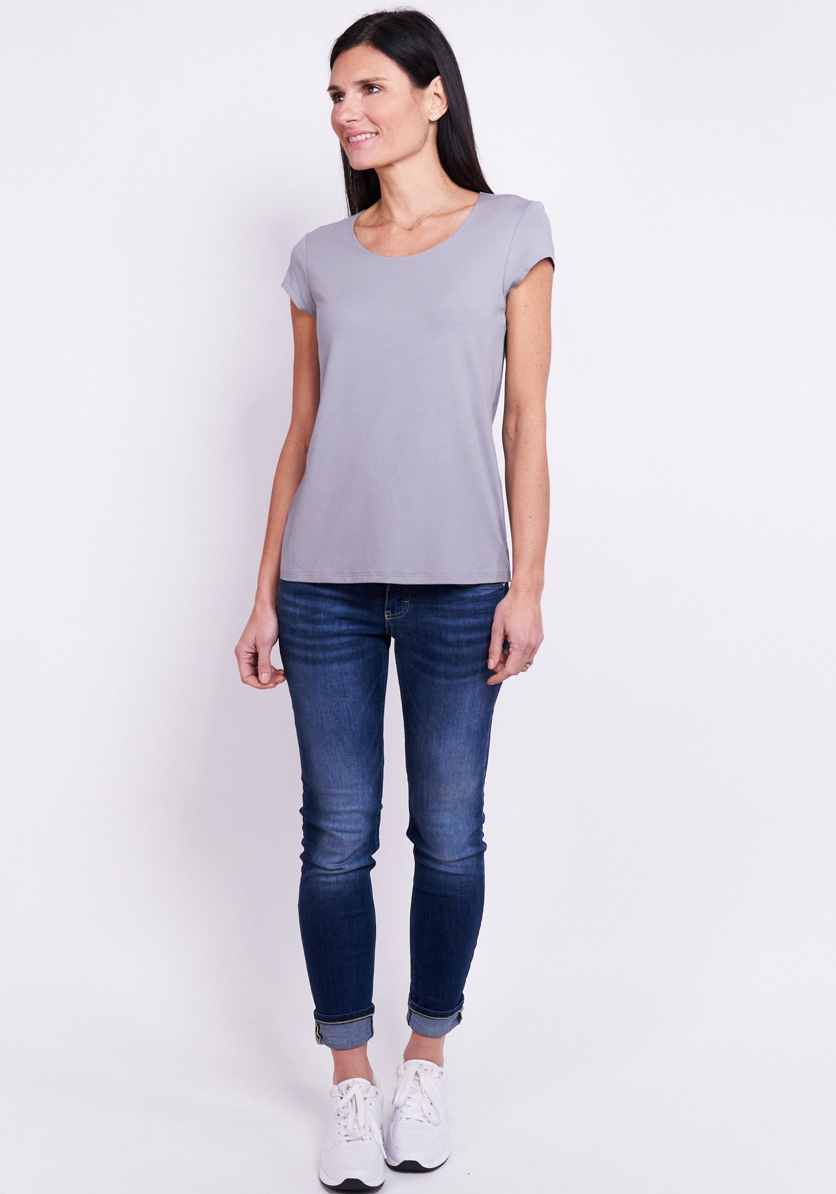 Seidel Moden T-Shirt mit Kappenärmel, MADE günstig online kaufen