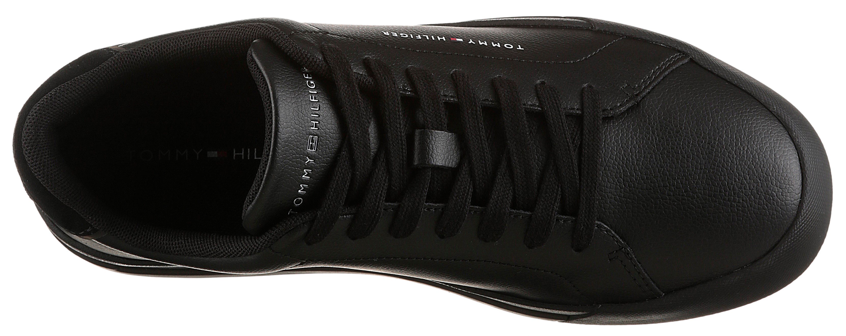 Tommy Hilfiger TH COURT LTH DETAIL ESS Sneaker, Freizeitschuh, Halbschuh, Schnürschuh mit seitlichem Logoschriftzug – Bild 5 von 5