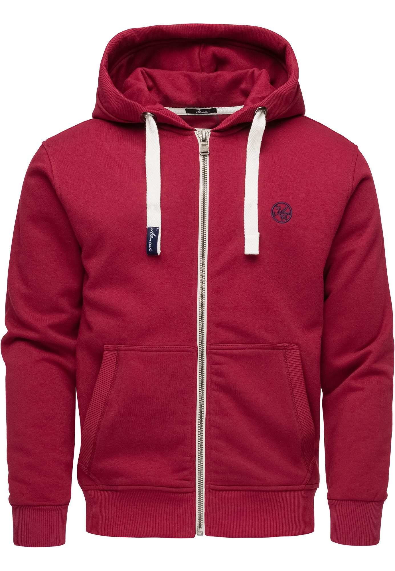 Amaci&Sons Kapuzenpullover TALLAHASSEE Herren Zipper Hoodie Herren Basic Ko günstig online kaufen