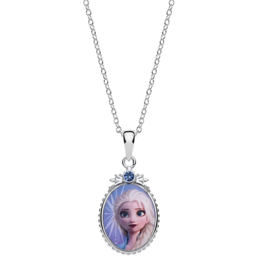 Disney Kette mit Einhänger Beliebte Mädchen Silber Halskette eingefroren CS00021SRJL-P.CS