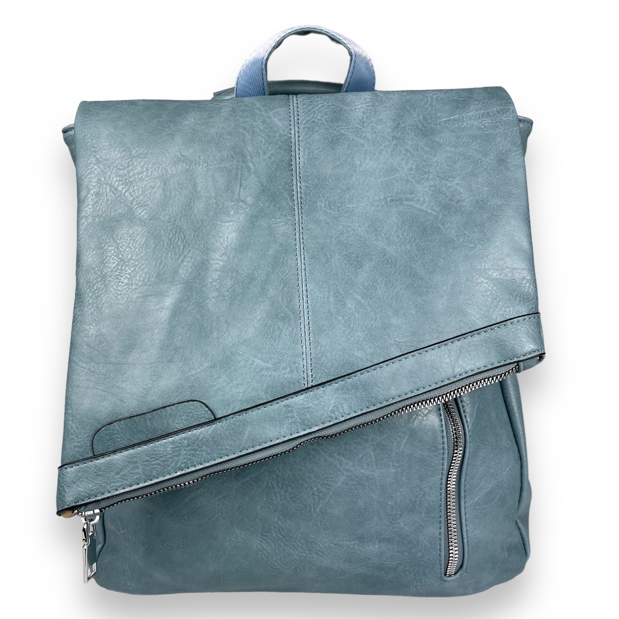 Taschen4life Rucksack 2in1 Rucksack & Umhängetasche in Einem 9200-17, Damen Rucksacktasche, viele Fächer, schnell umbaubar