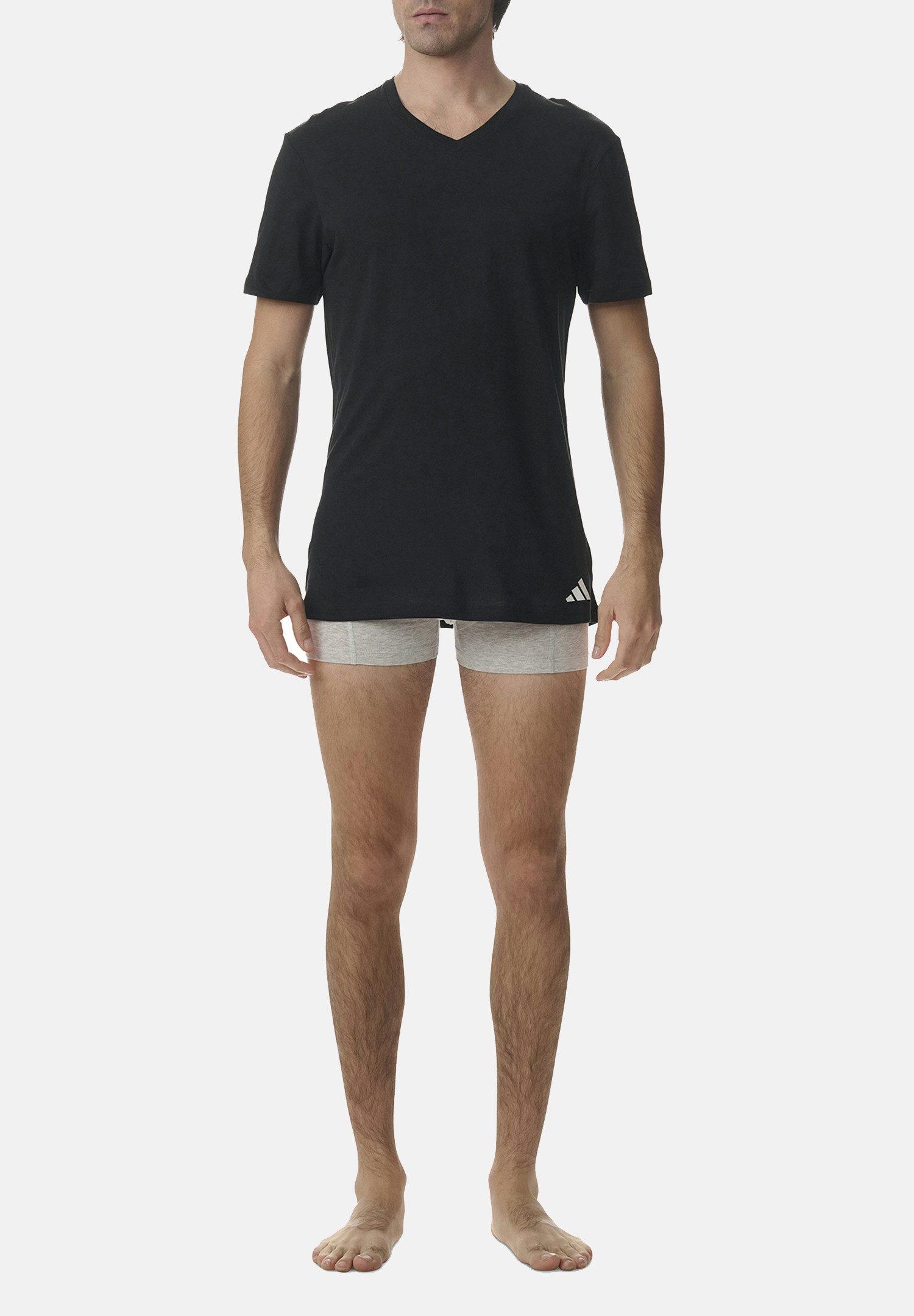 adidas Performance Poloshirt T-Shirt Basic V-Neck 3P (Packung, 3-tlg., 3er- günstig online kaufen