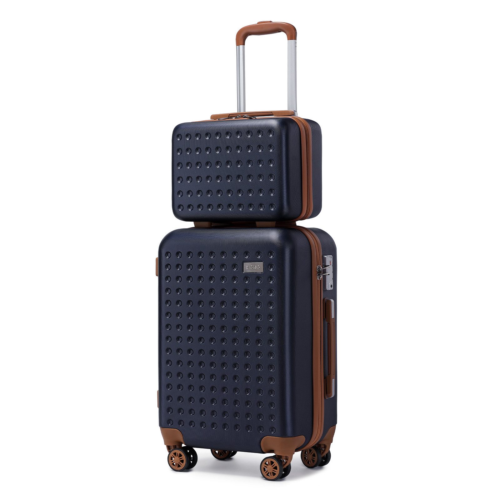 British Traveller Hartschalen-Trolley Hartschalenkoffer 100% ABS mit 4 Roll günstig online kaufen