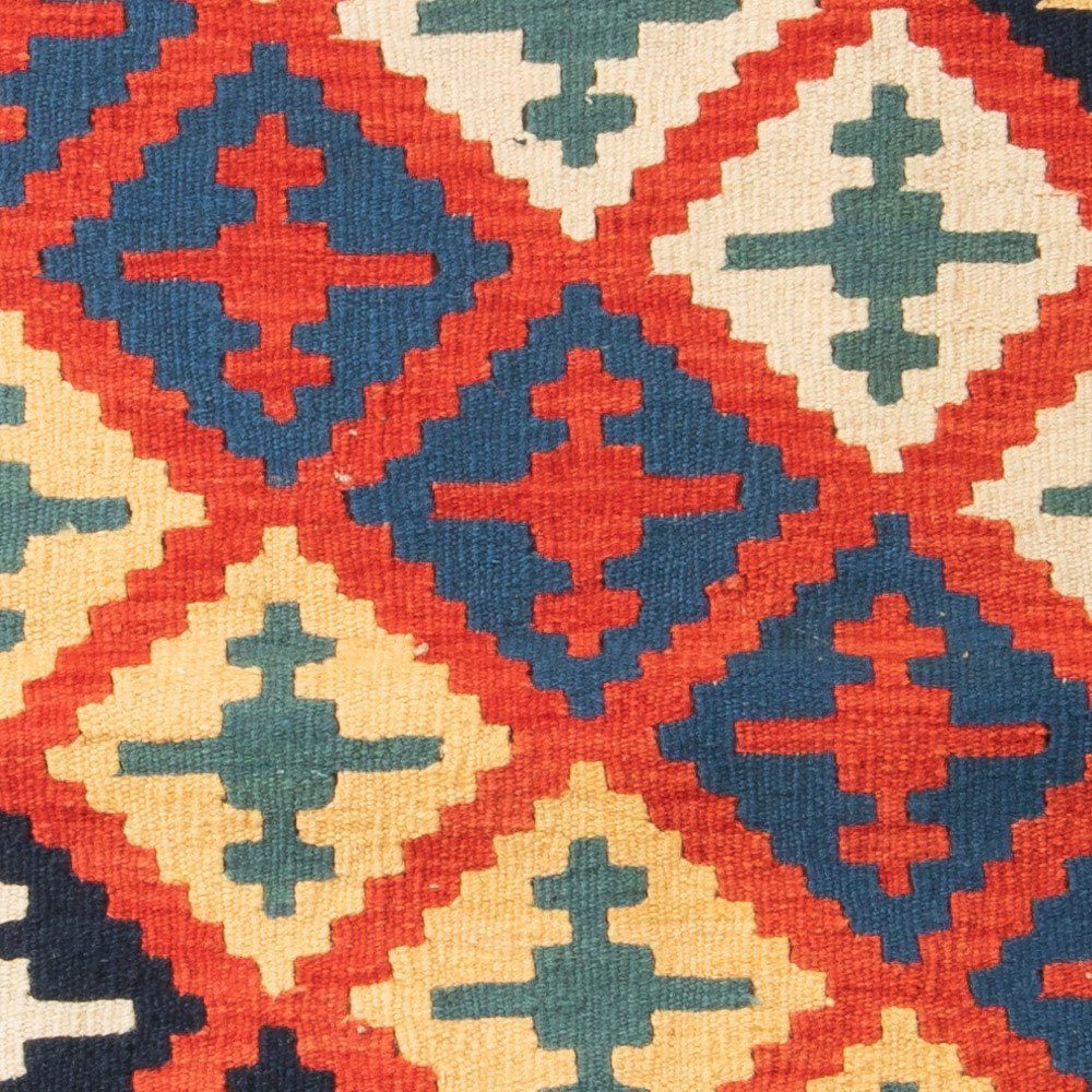 Wollteppich Kelim - - mehrfarbig, - Oriental cm morgenland, 4 108 Einzelstück rechteckig, mm, x Höhe: Wohnzimmer, 145