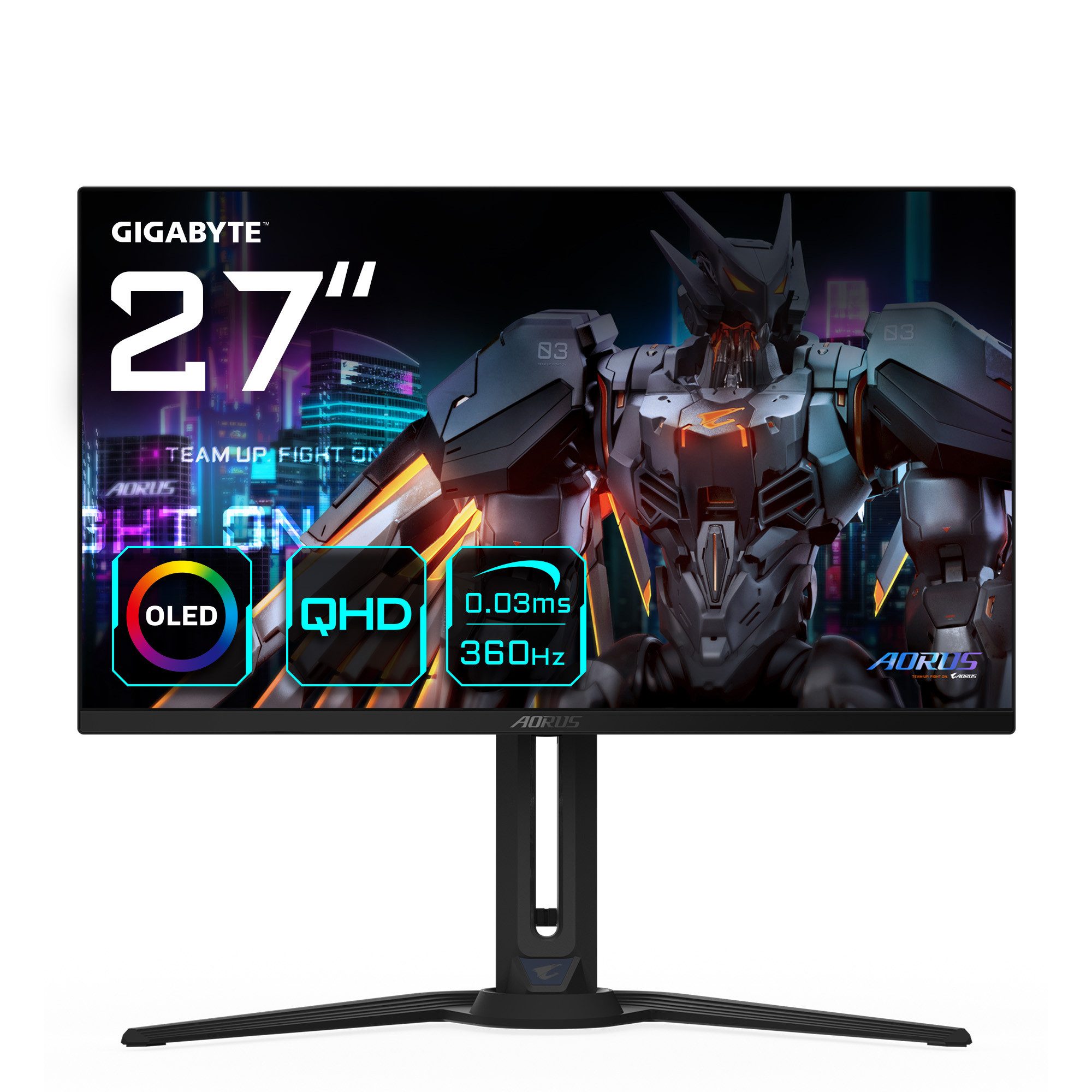Gigabyte AORUS FO27Q3 Gaming-Monitor (67,8 cm/27 ", 2560 x 1440 px, QHD, 360 Hz, OLED)