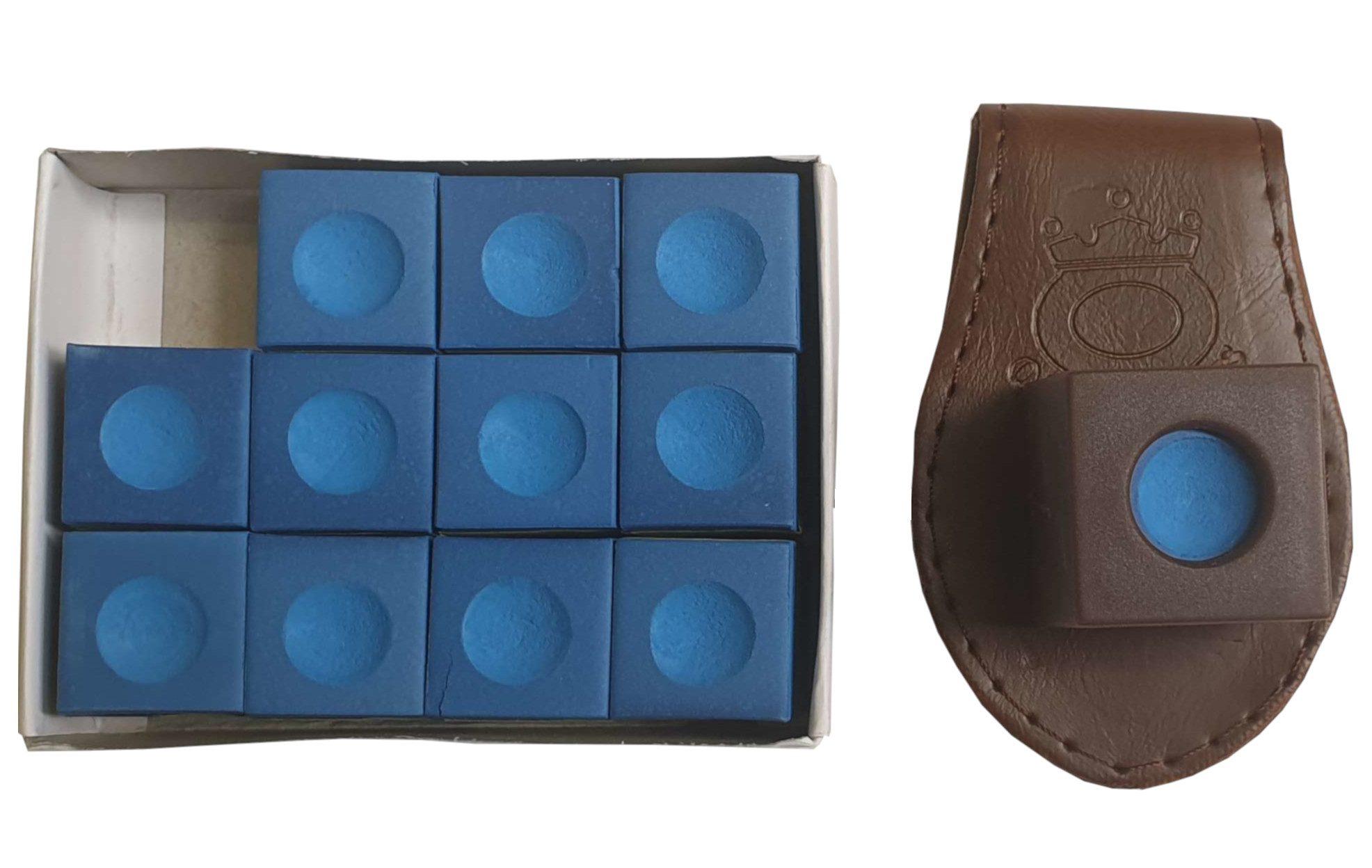 John West Billardtisch John West Billard Kreidehalter Braun + 12 Stück Kreide - Setangebot