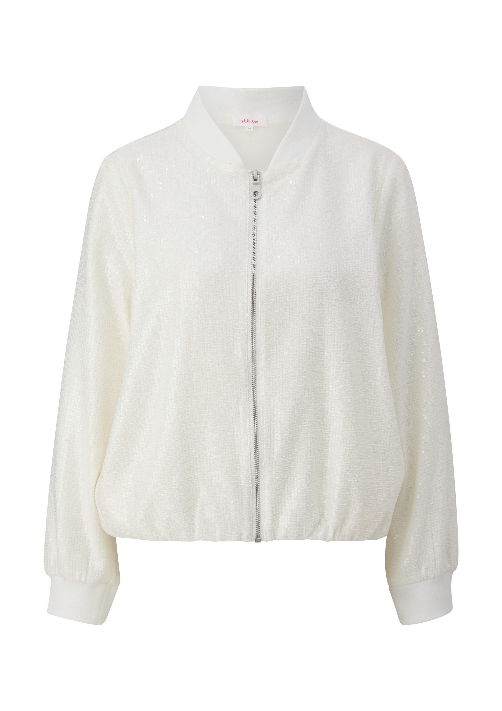 s.Oliver Jackenblazer Indoor-Blazer Blouson mit Pailletten günstig online kaufen