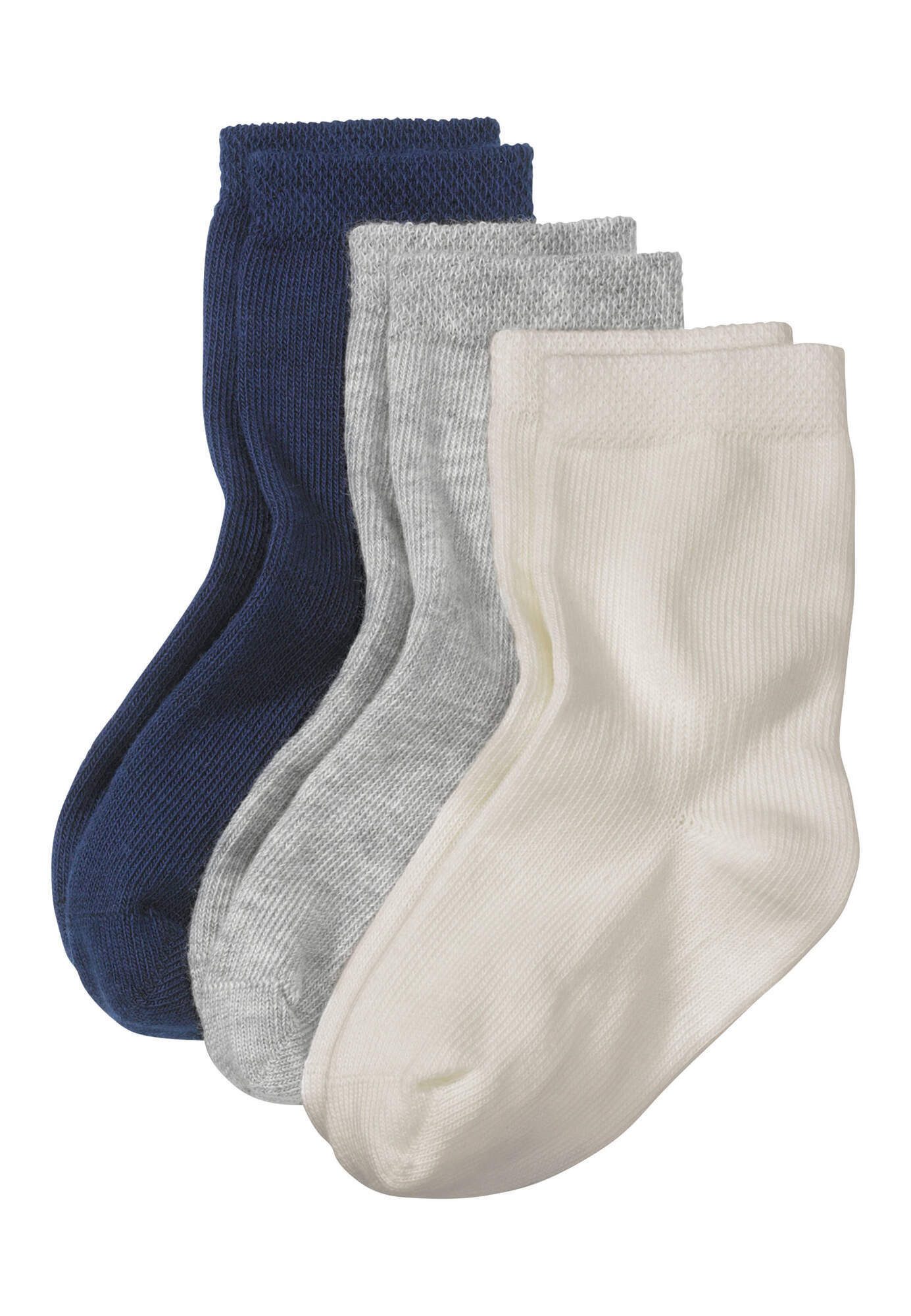 Socken im 3er- Pack aus Bio-Baumwolle