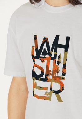 WHISTLER T-Shirt Layton mit stilvollem Logoprint