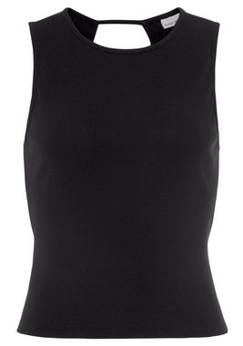 LASCANA Ripptanktop mit Cut-out-Details hinten, sommerliches Damentop