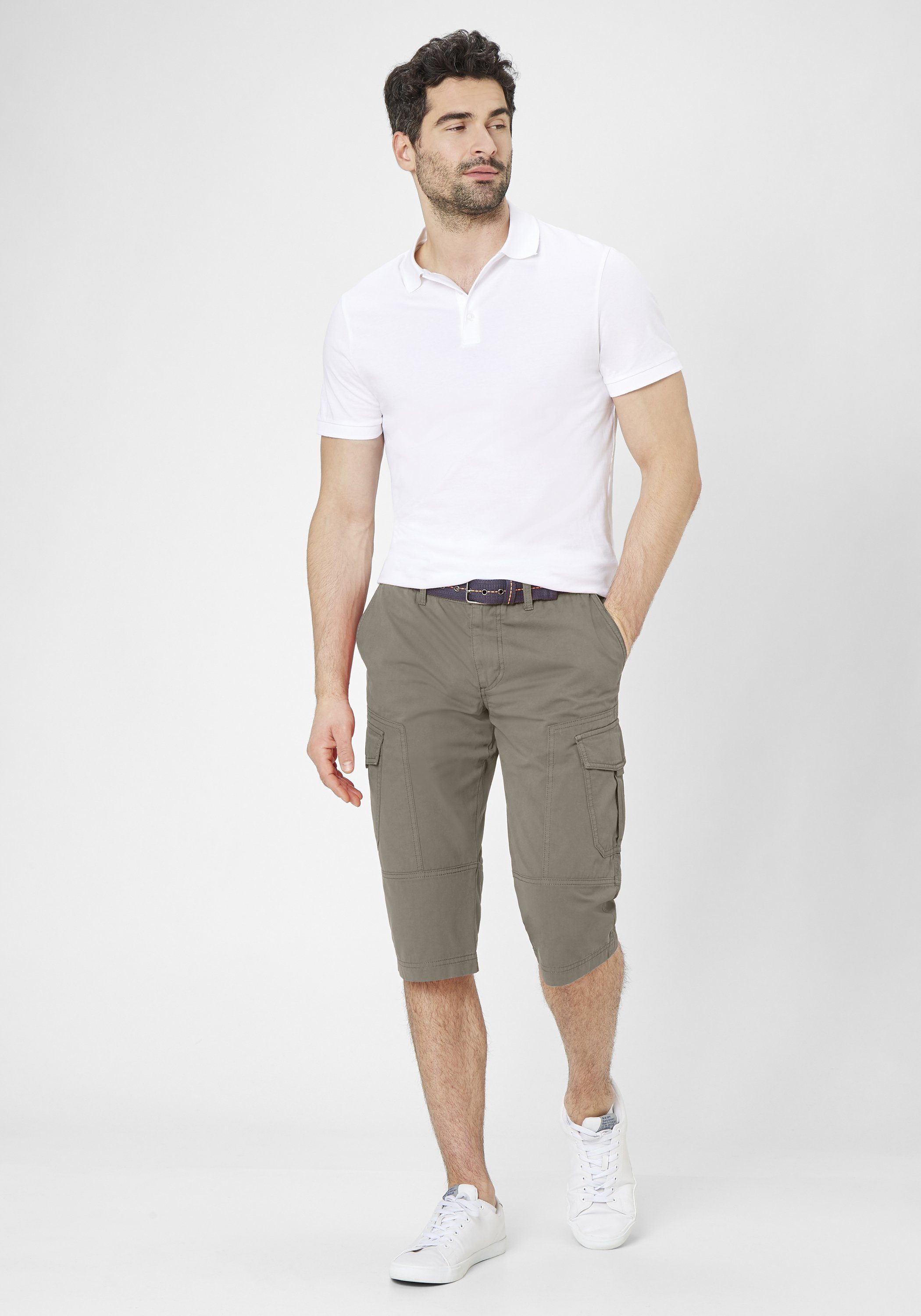 Redpoint Cargobermudas Kelowna Cargo Capri mit Gürtel