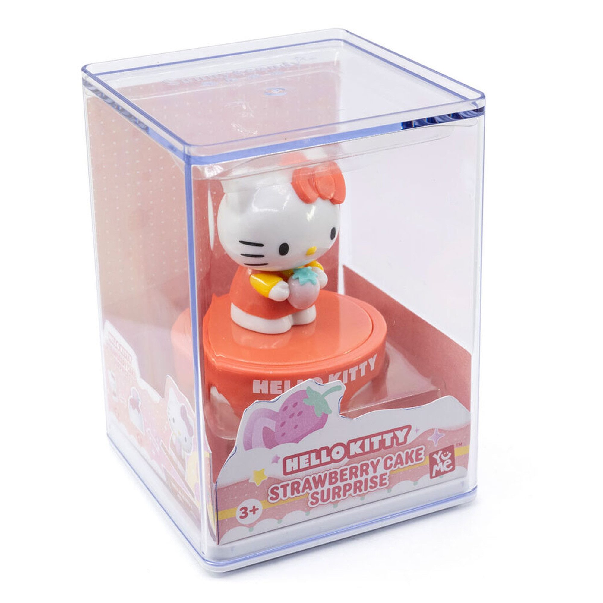 YuMe Toys Sammelfigur Hello Kitty Strawberry Cake Surprise - Hello Kitty Sanrio