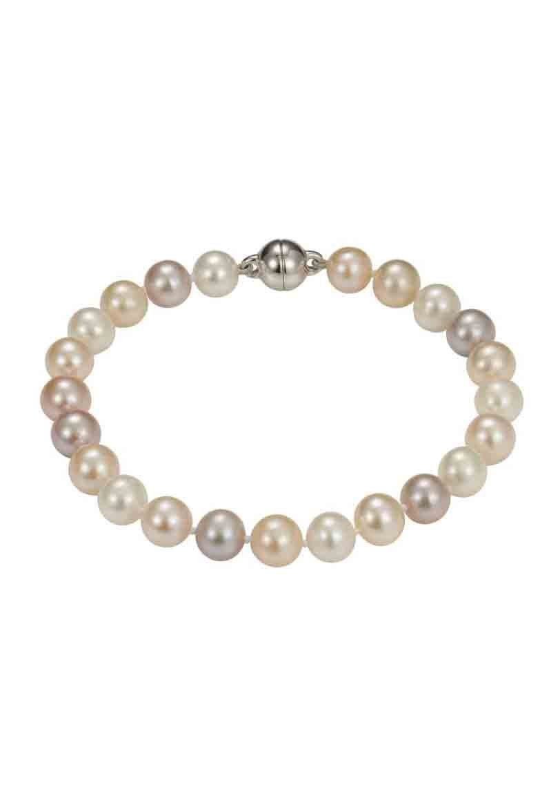 Firetti Perlenarmband Schmuck Geschenk Armschmuck Armkette Perle, Made in Germany - mit Süßwasserzuchtperle