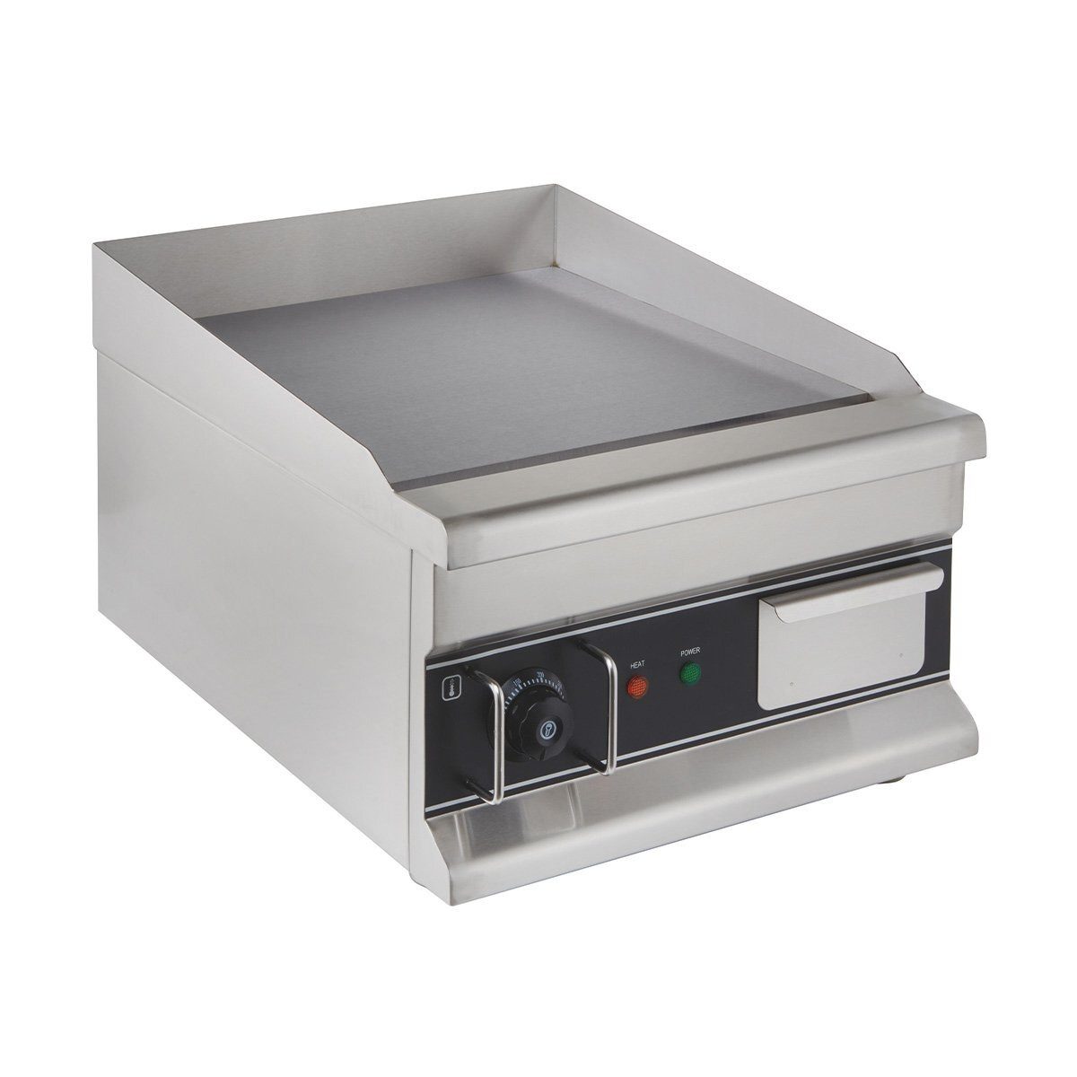 GastroHero Elektrogrill Elektrische Grillplatte - 41x42 cm - Elektro Tischgrill - Gastronomie, 2500 W