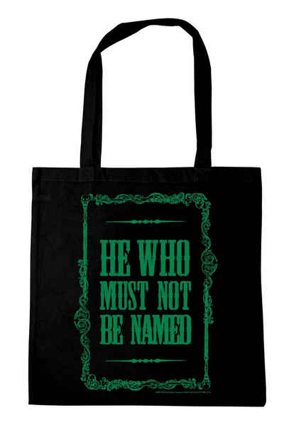 LOGOSHIRT Schultertasche Harry Potter - He Who Must Not Be Named, mit Harry Potter-Print