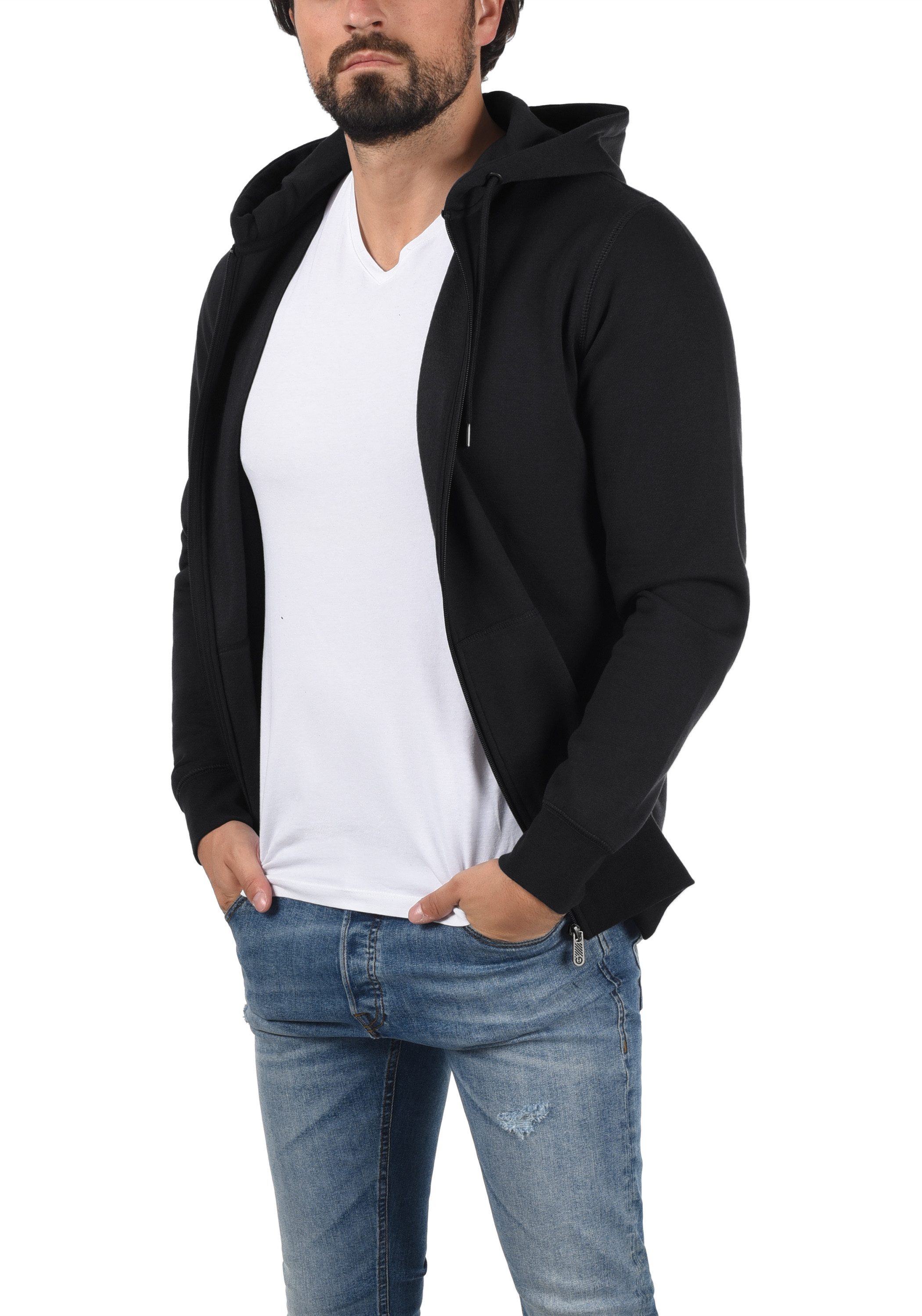 !Solid Kapuzensweatjacke SDBerti Zip-Hood Sweatshirtjacke mit weicher Fleece-Innenseite