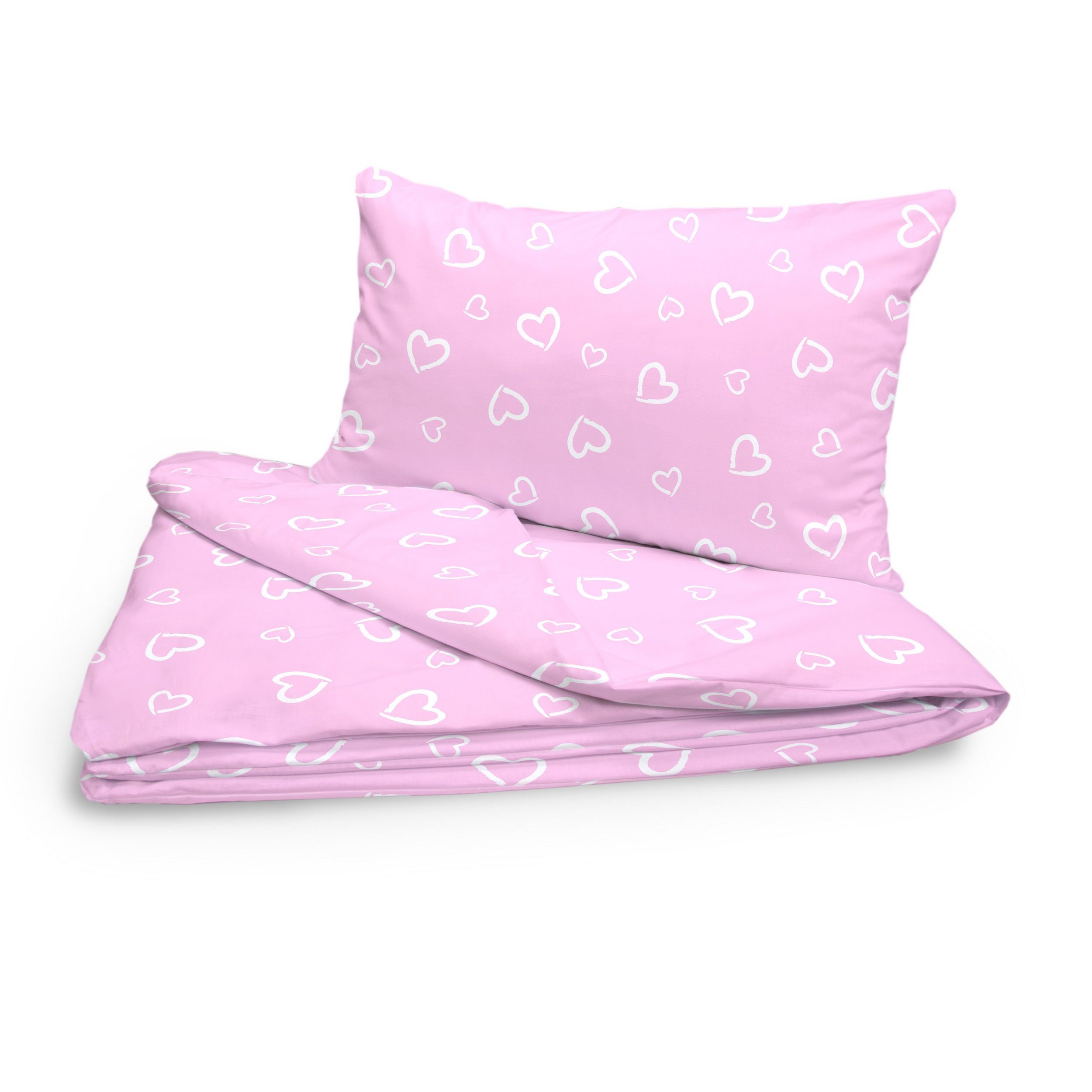 Amilian Babybettwäsche Set 7-teilig - Bettwäsche 100x135 - Kissenbezug 40x6 günstig online kaufen
