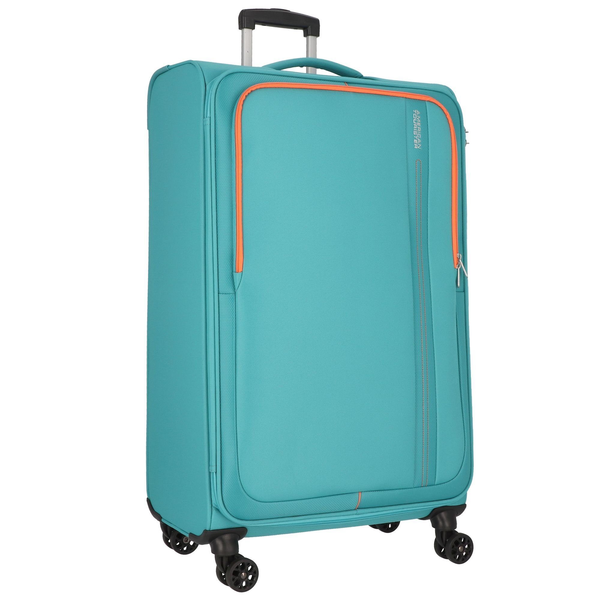 4 Weichgepäck-Trolley Tourister® Sea Polyester American green aqua Rollen, Seeker,