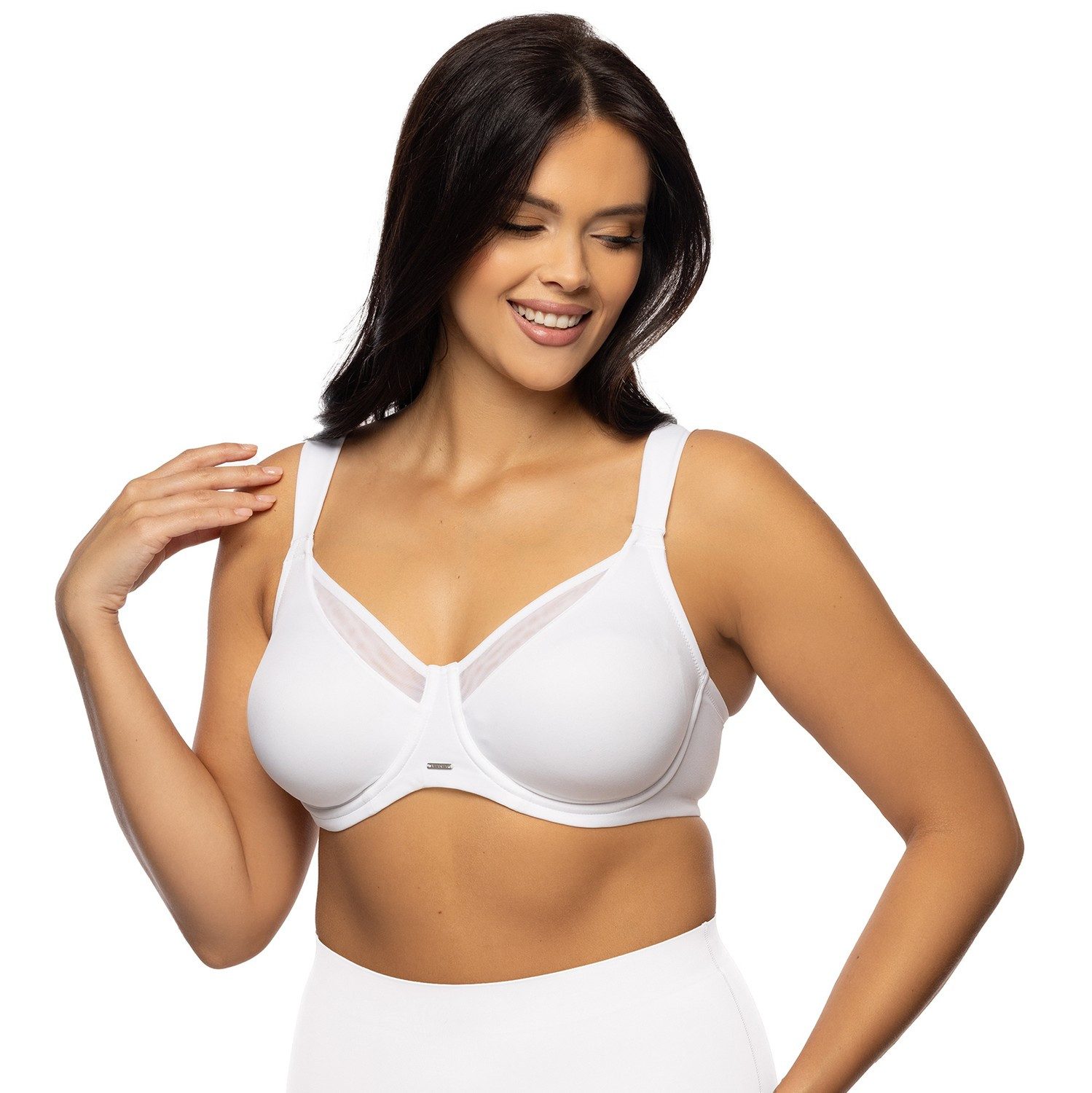 Viania Minimizer-BH 241472 (1) mit Bügel große Größen Curvy Farbe Weiß