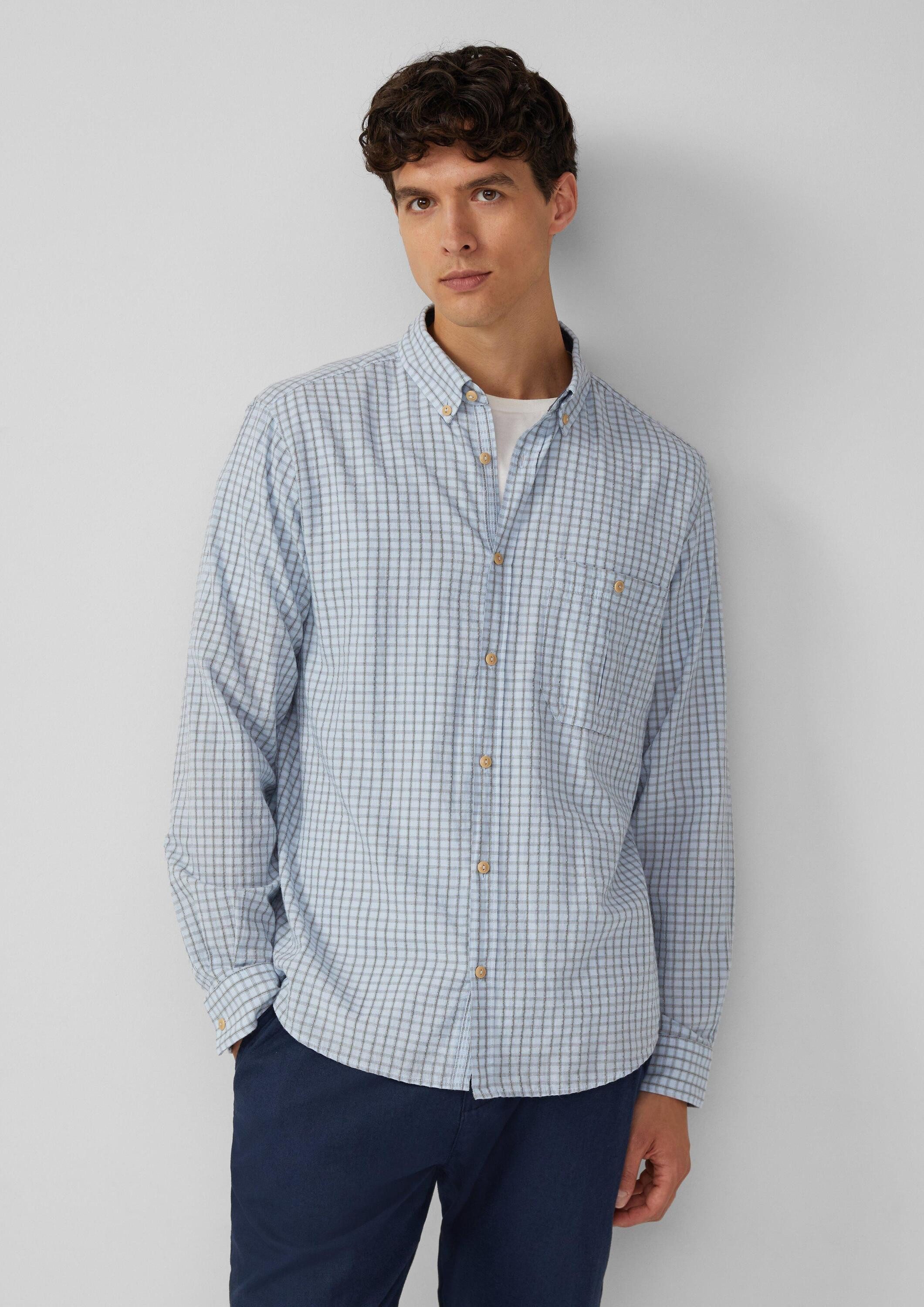 s.Oliver Langarmhemd Hemd (1-tlg) günstig online kaufen