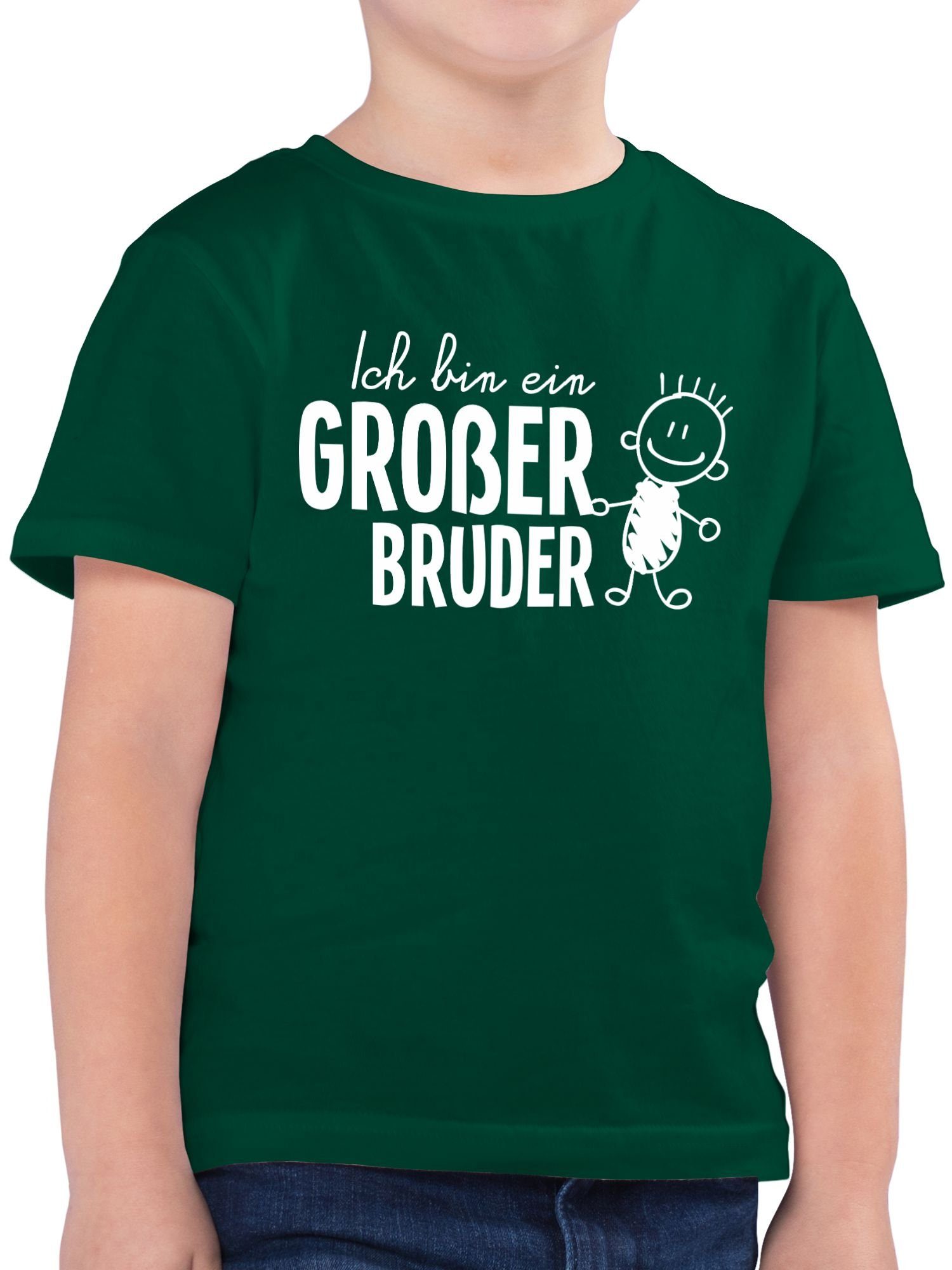 T-Shirt Ich bin ein großer Bruder Strichmännchen