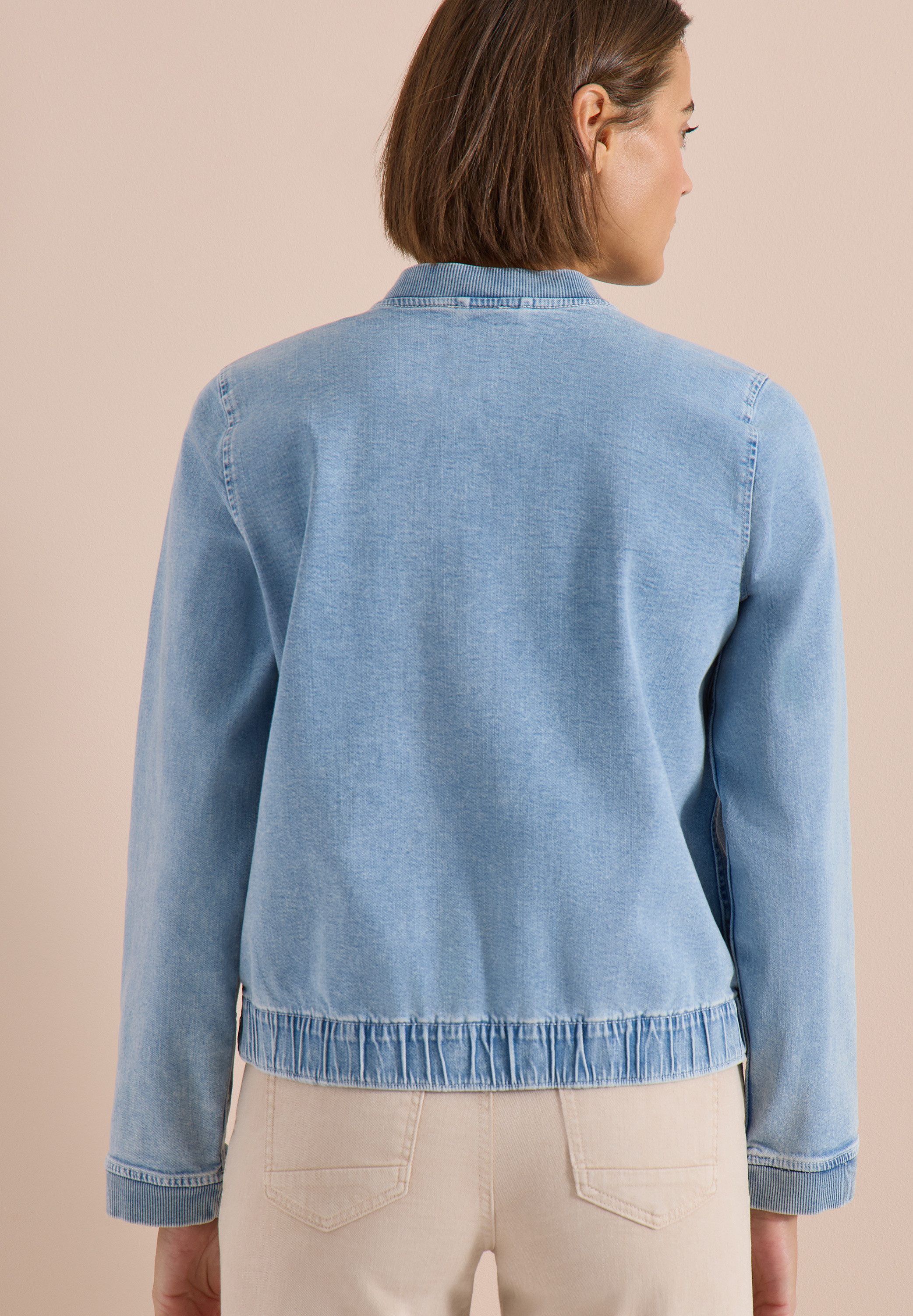 CECIL Blouson in Jeansqualität mit Zipper