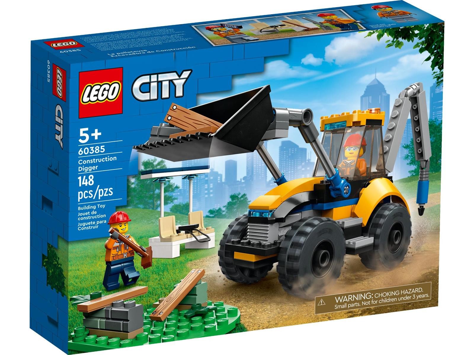 LEGO® LEGO® City 60385 Radlader Konstruktionsspielsteine, (148 St) günstig online kaufen