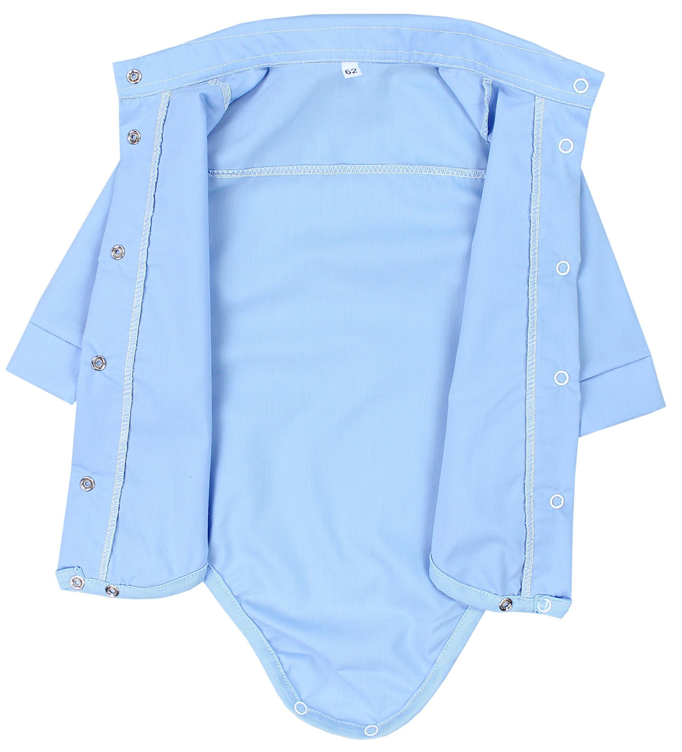 TupTam Langarmbody TupTam Jungen Baby Hemd-Body Langarm mit Kragen