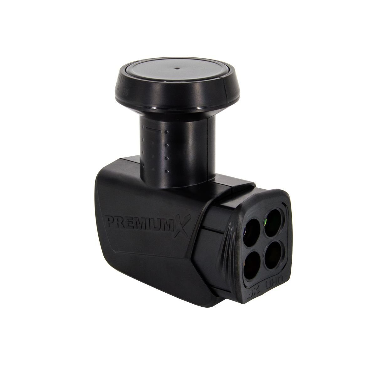 PremiumX SAT Anlage 80cm Satellitenschüssel Quad LNB 8x F-Stecker SAT-Antenne