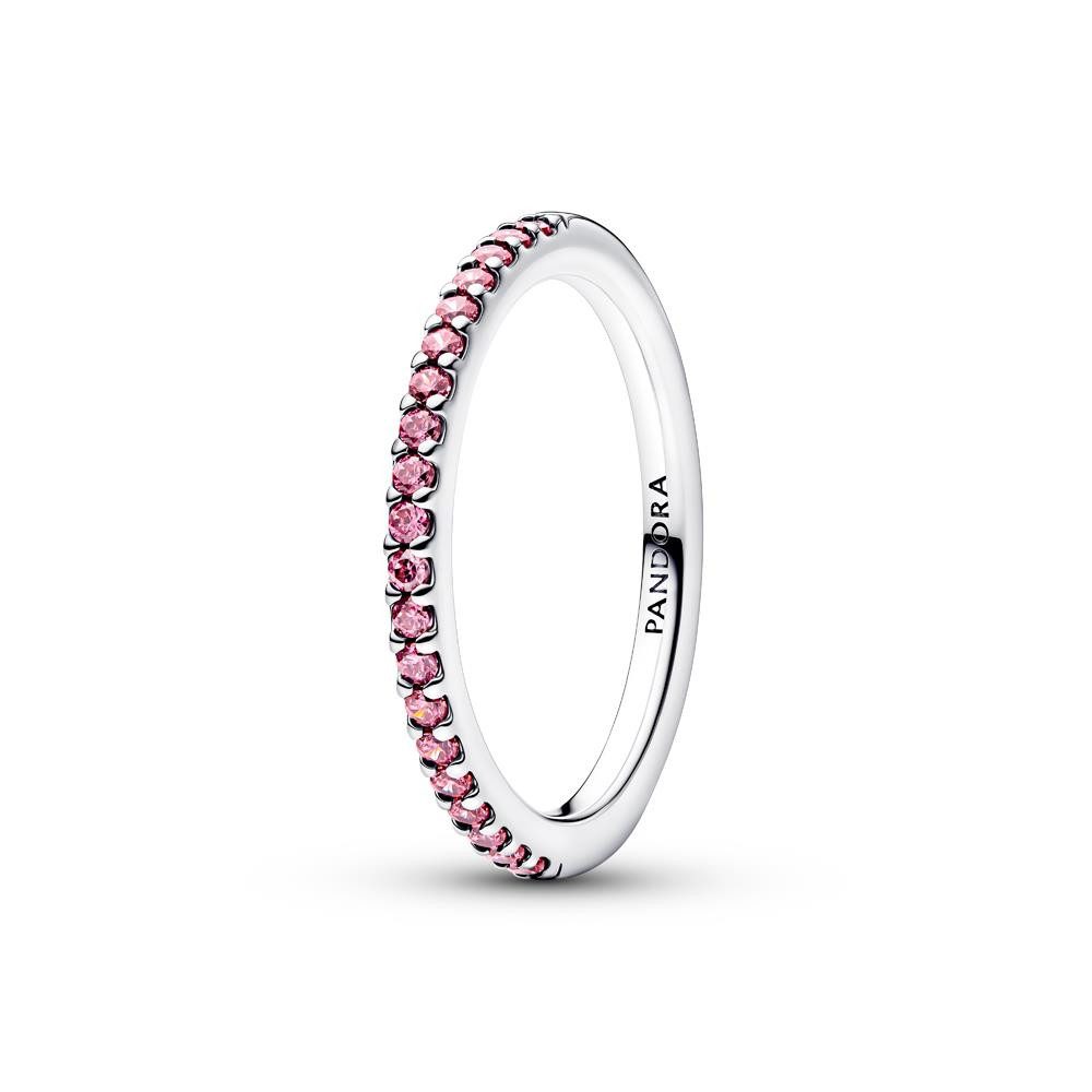 Pandora Fingerring Half Eternity Damenring, 925er Silber von PANDORA Timeless