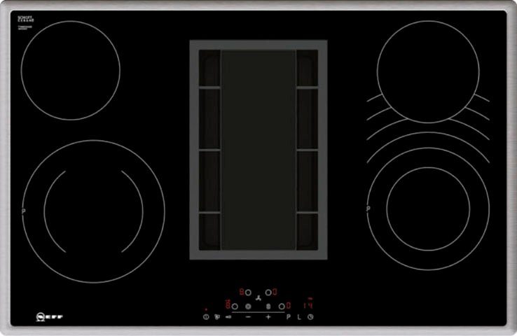 NEFF Kochfeld mit Dunstabzug N 70 T18BD3AN0, mit einfacher Touch Control Bedienung