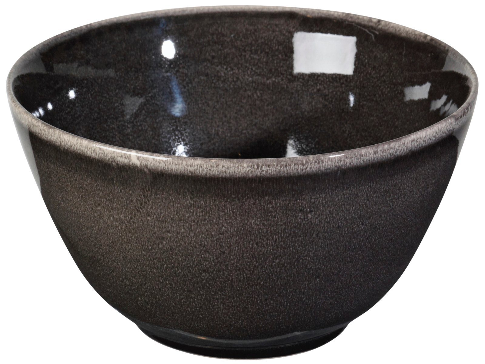 Broste Copenhagen Schale NORDIC COAL Schale rund 20 cm, Steinzeug, (Schüsseln & Schalen), Nordic Coal Schüssel