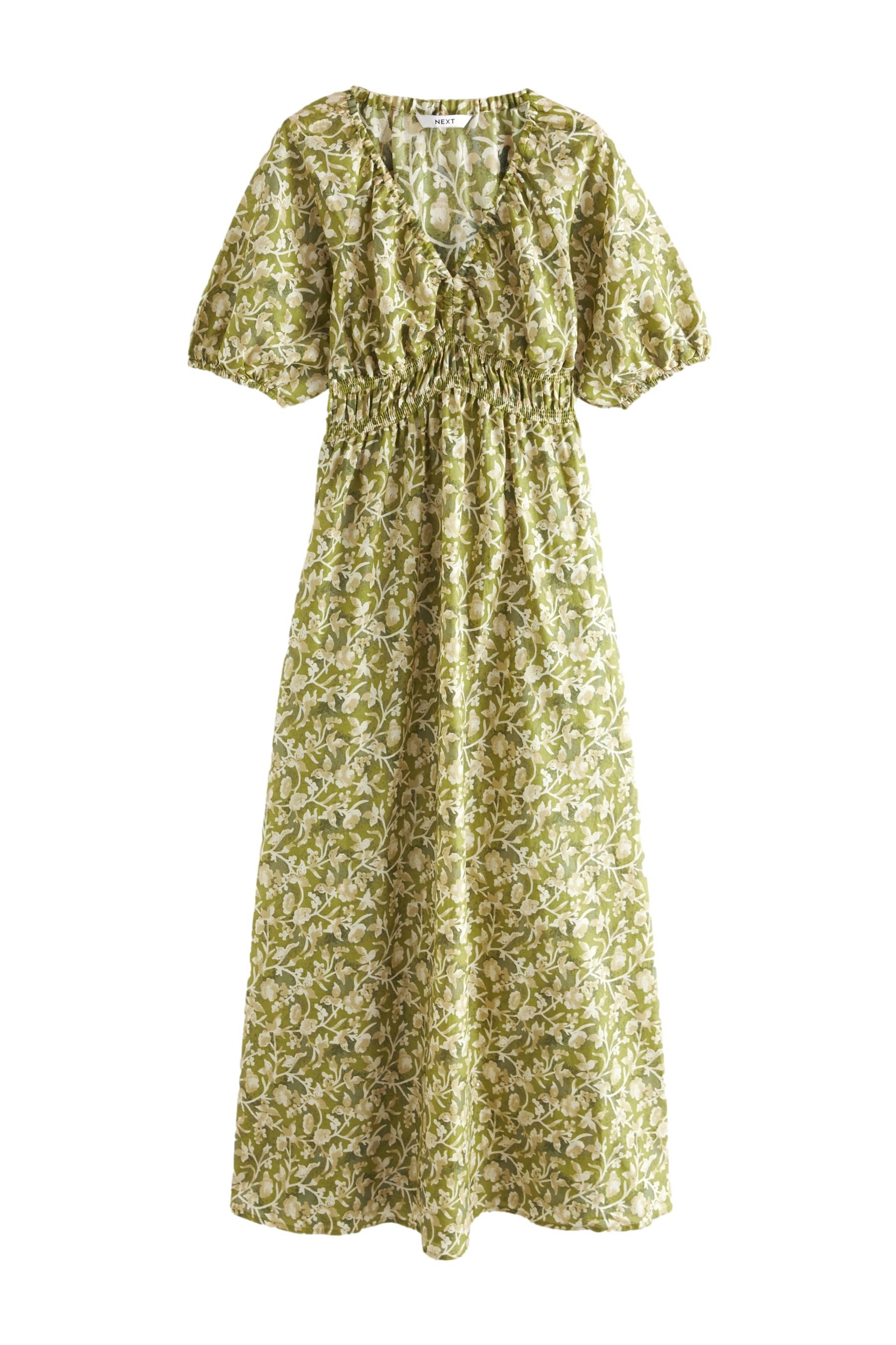 Next Maxikleid Gesmoktes Maxikleid aus 100 % günstig online kaufen