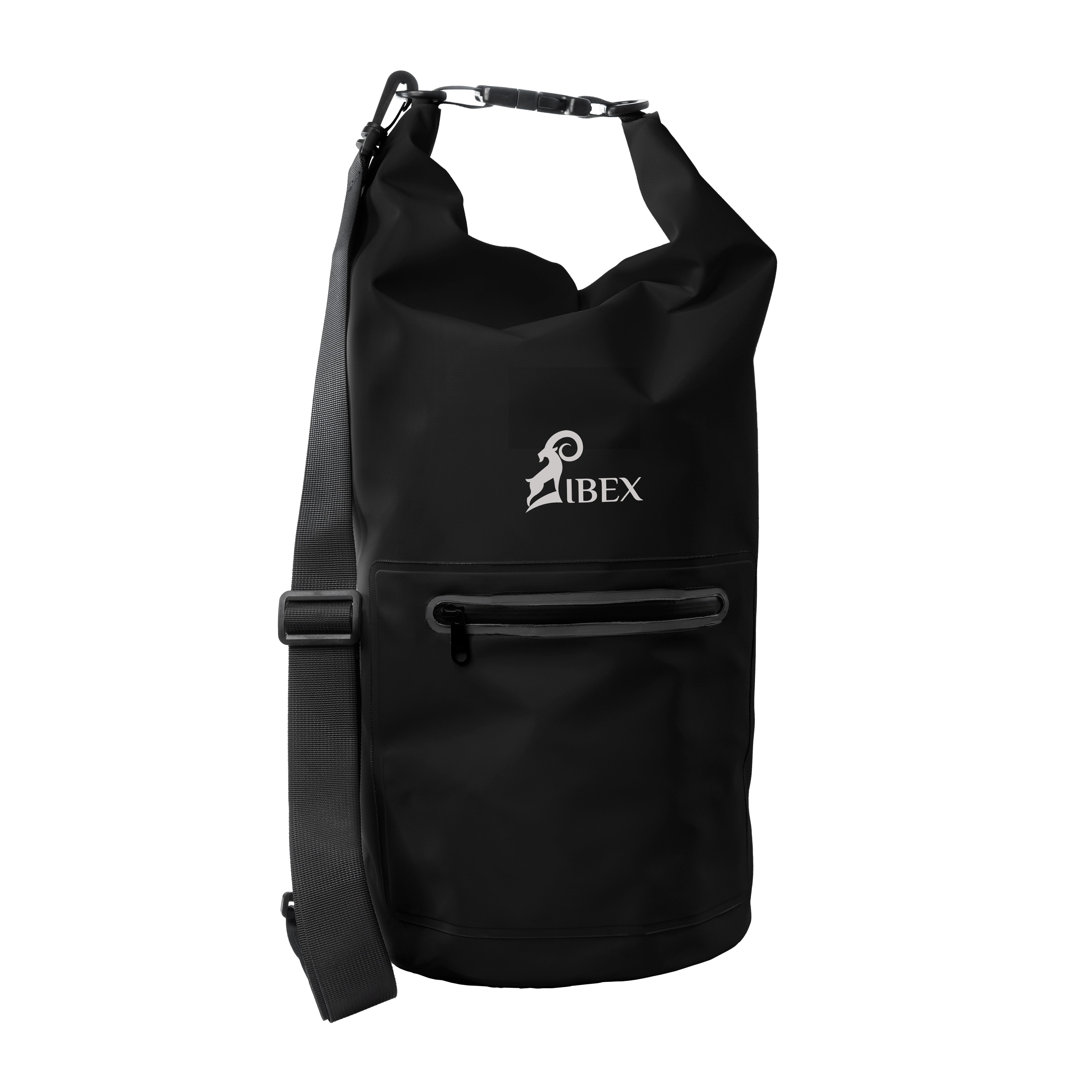Rucksack Drybag 10 Liter Schwarz Tasche Seesack Packsack Wasserdicht Rollbeutel