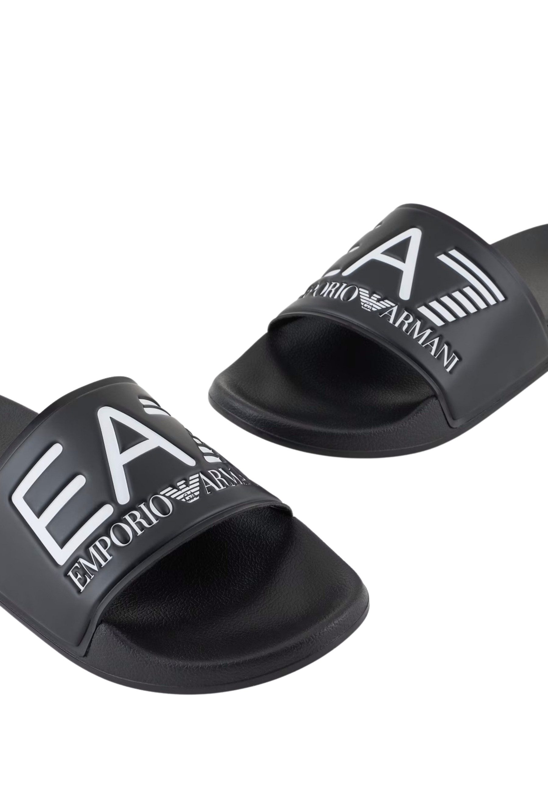 Emporio Armani Sandale Logo Slides Badesandale günstig online kaufen
