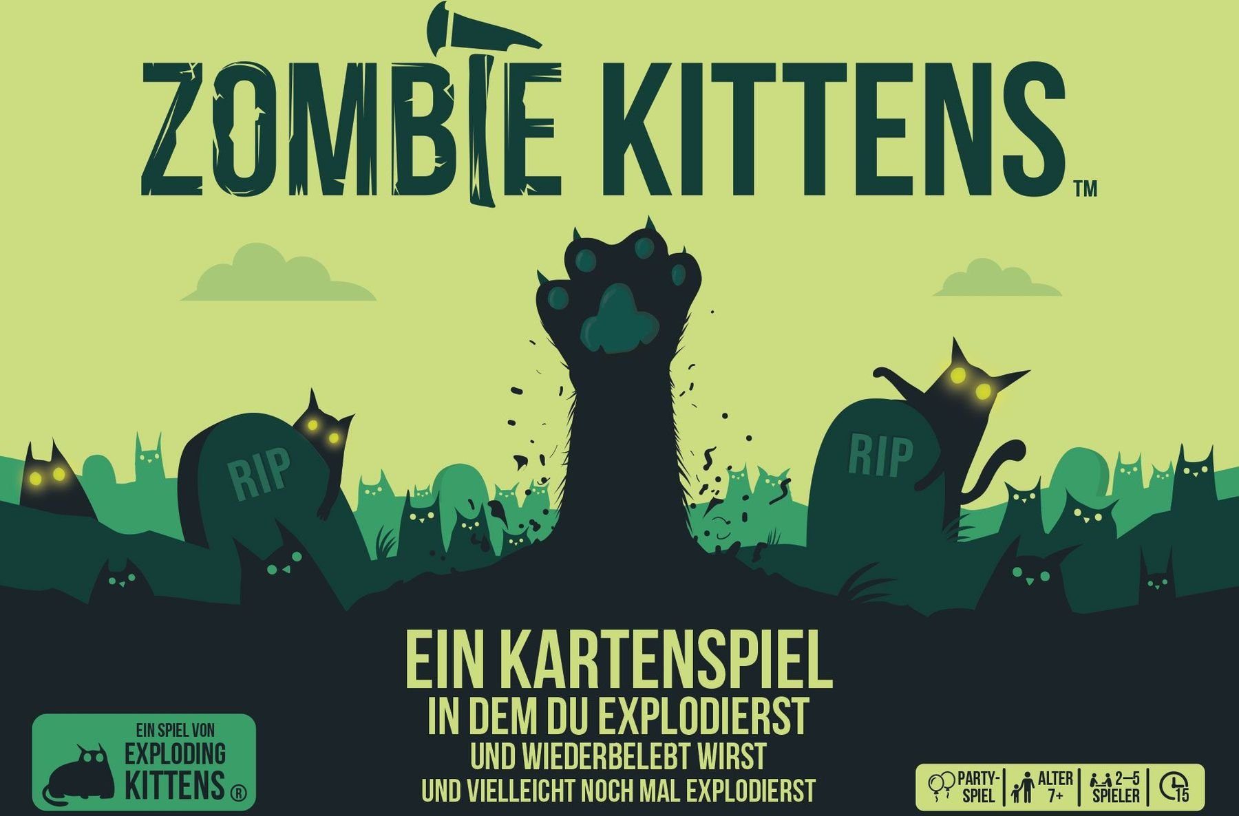 Spiel Exploding Kittens - Zombie Kittens