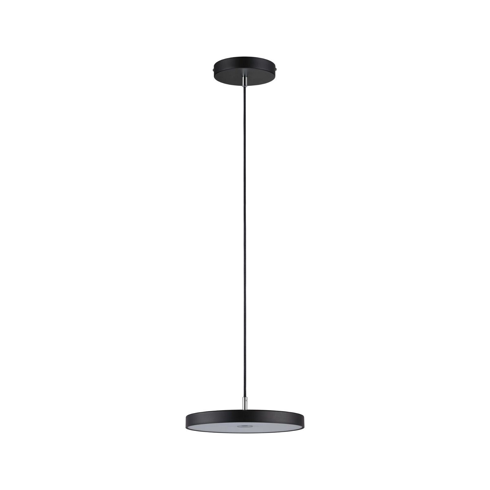 Paulmann LED Pendelleuchte Hildor 20W 300 mm Schwarz 230V 2700K Metall/Kunststoff, LED fest integriert, Warmweiß, 3-step-dimmbar