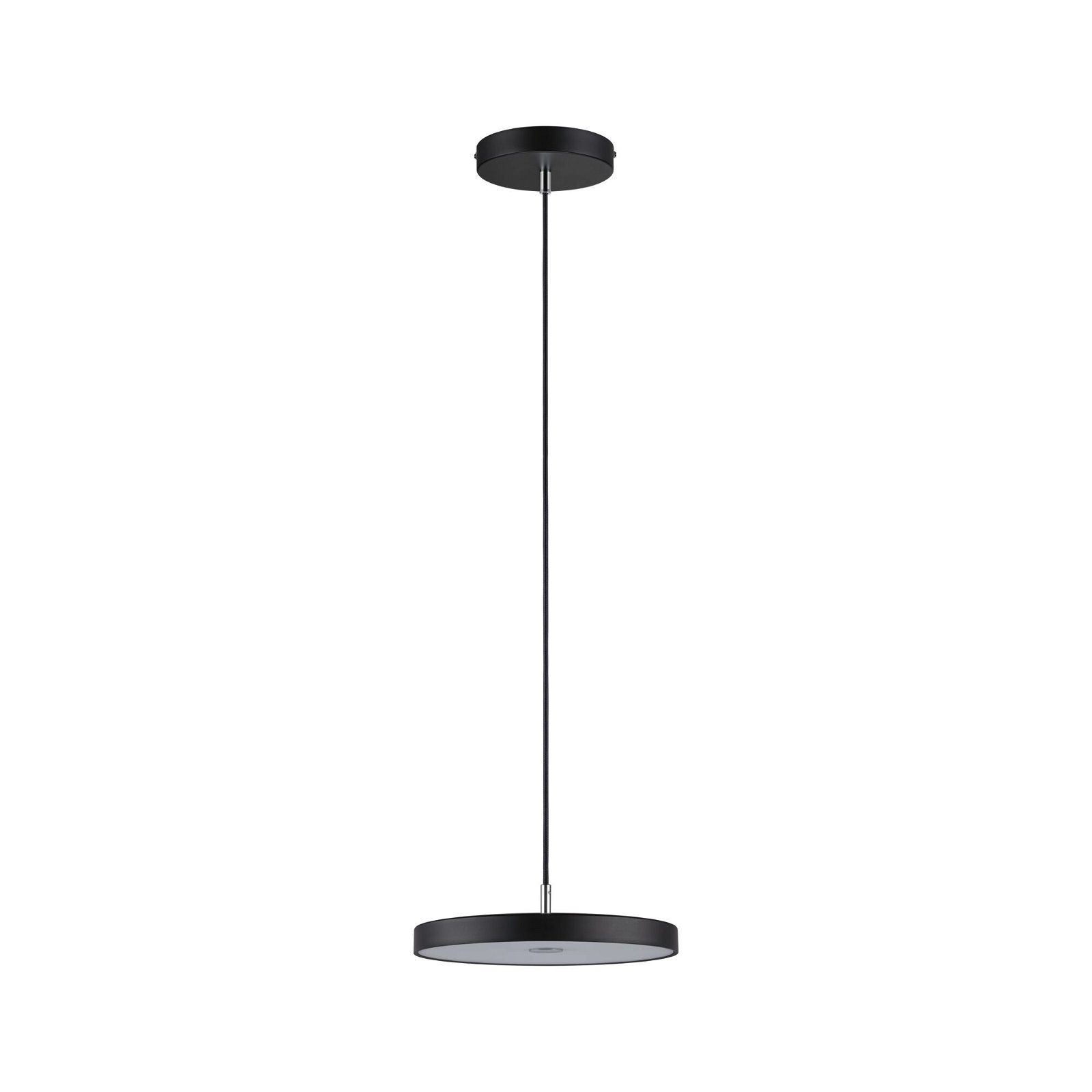 Paulmann LED Pendelleuchte Hildor 20W 300 mm Schwarz 230V 2700K Metall/Kuns günstig online kaufen