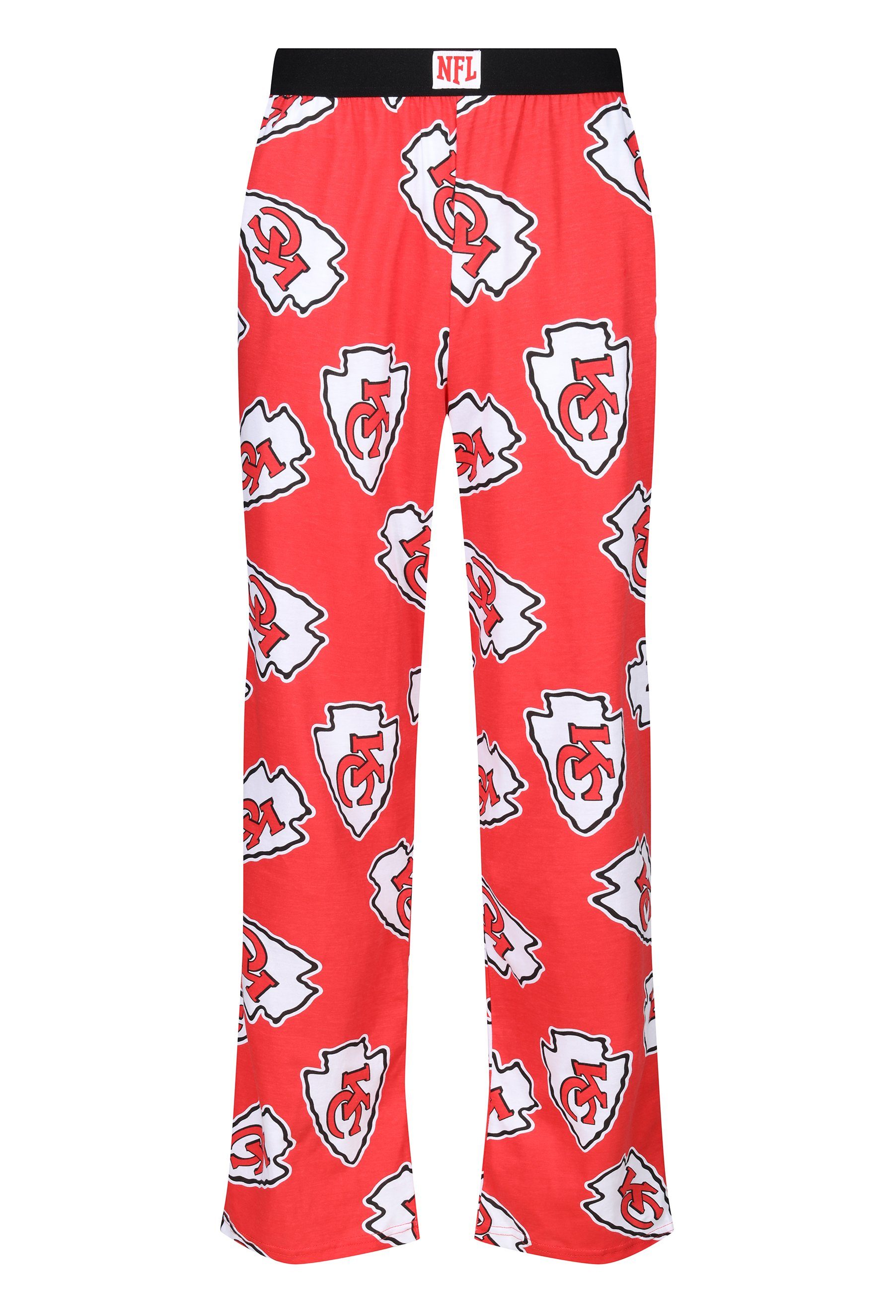 Recovered Loungepants Loungepants Kansas City Chiefs NFL KC Logo Red