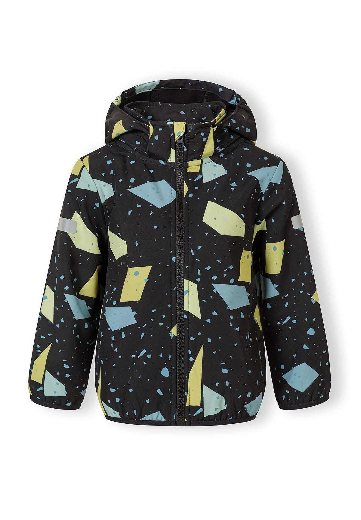 MINOTI Softshelljacke für Jungen mit Print abnehmbare Kapuze