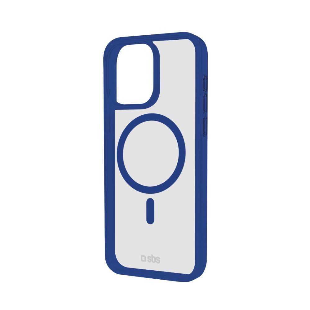 sbs Handyhülle Case für iPhone 16 Pro mit farbigen Rändern, kompatibel mit MagSafe