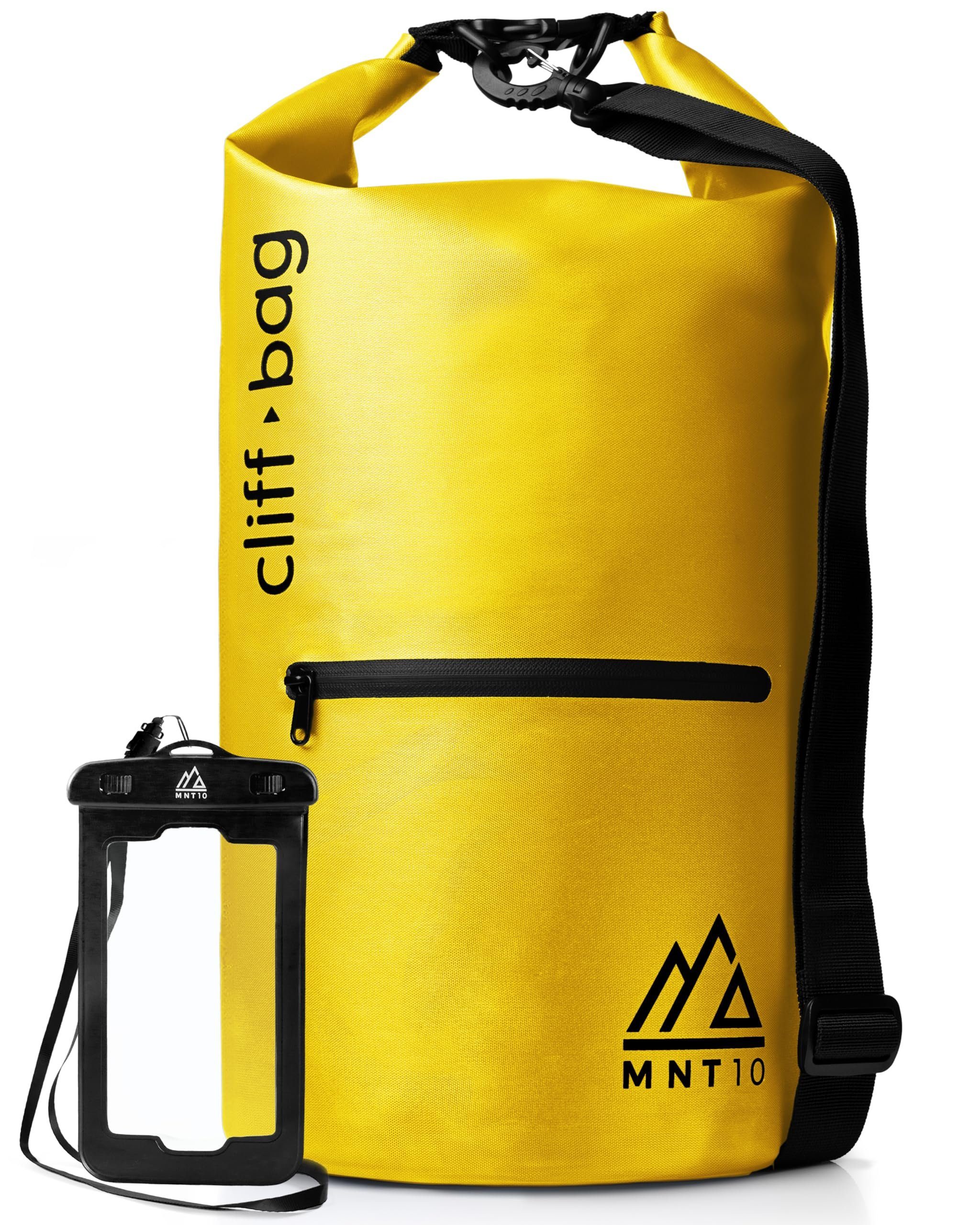 MNT10 Drybag MNT10 Dry Bag “Cliff-Bag” in 20L, 30L, 40L I Drybag Rucksack Yellow