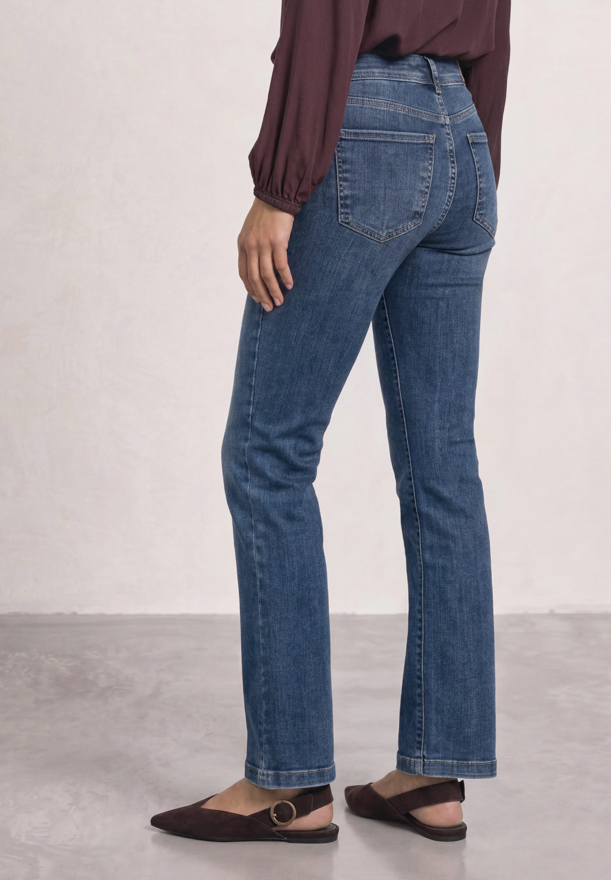 STREET ONE Slim-fit-Jeans Middle Waist