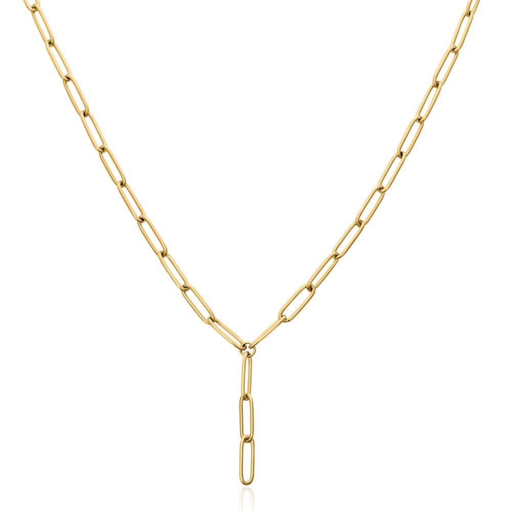 JEWLIX Y-Kette Gliederkette Grob für Damen in Gold N5144-G günstig online kaufen