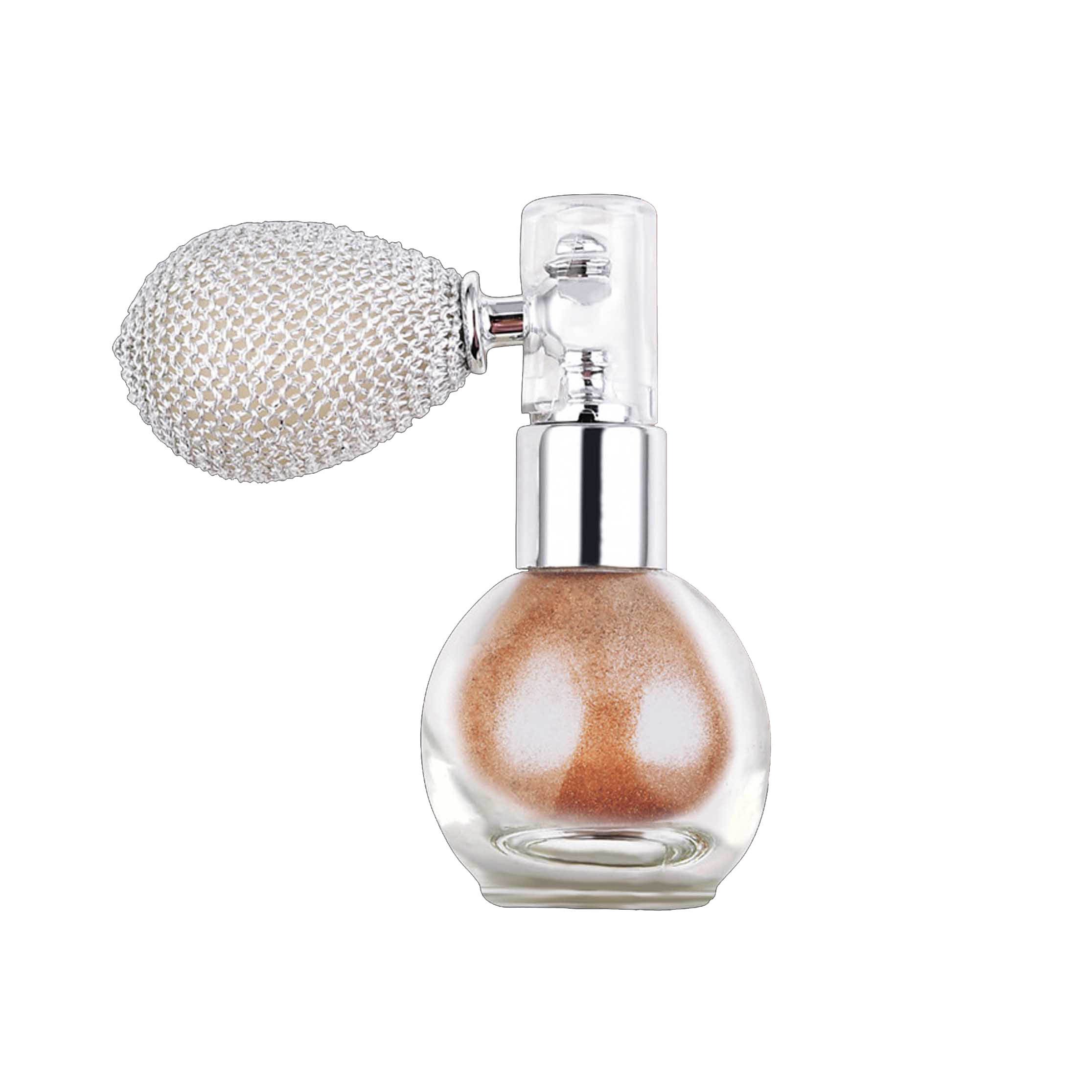 KINSI Bronzer-Puder Glitzerpuder,Körper Highlight,die Haut aufhellen, Party-Kosmetik, Party-Makeup, Haar-Glanzspray, Glitzerpuder für Gesicht und Körper