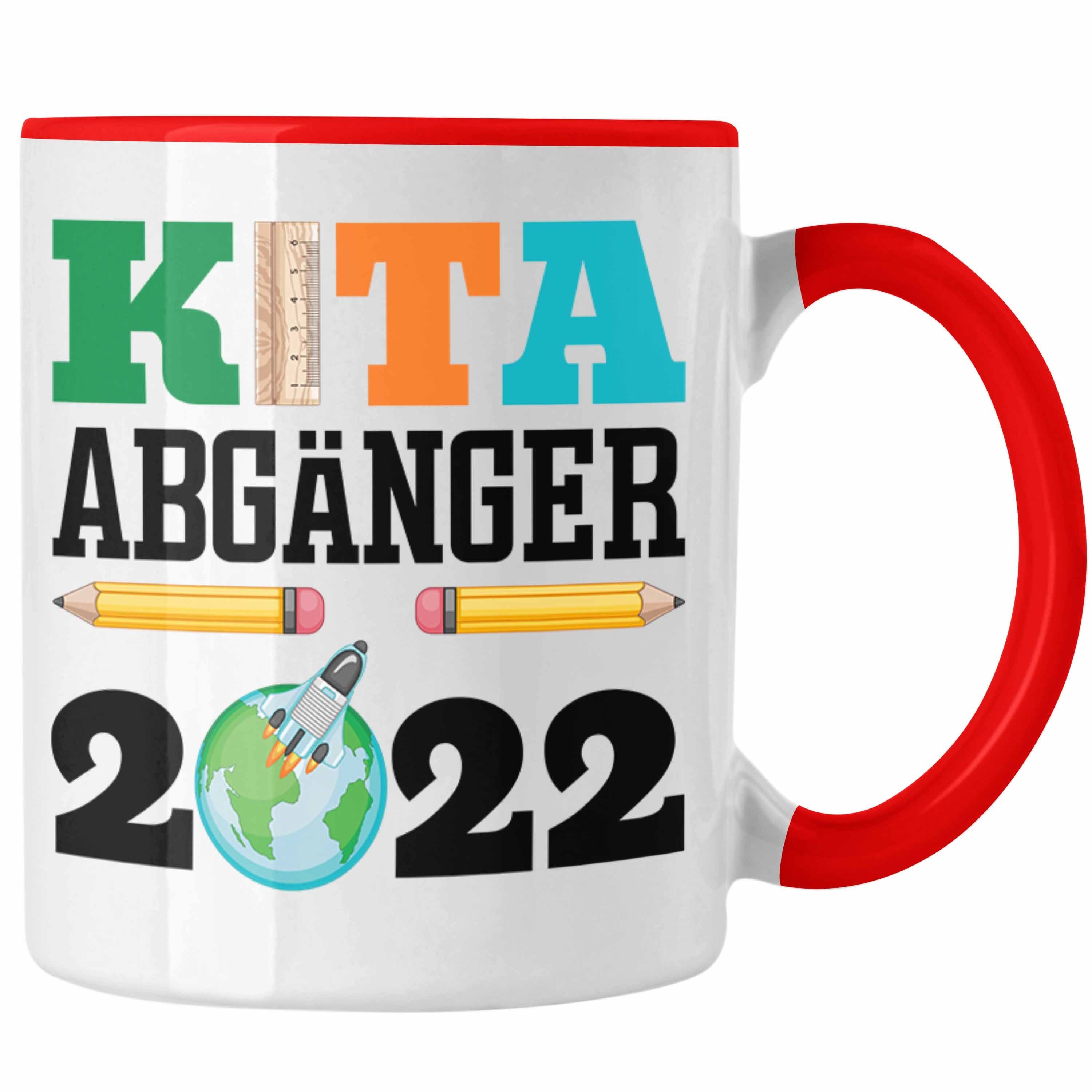 Einschulung Trendation Junge Tasse - Geschenk 2022 Schulanfang 1. Schultüte Schulkind Mädchen Tasse Rot Füllung Schultag Geschenkidee Trendation Schulstart Schuleinführung