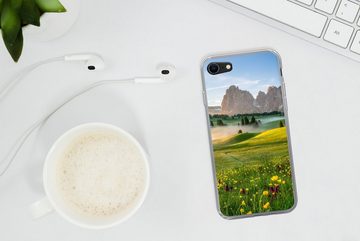 MuchoWow Handyhülle Natur auf der Alm, Handyhülle Apple iPhone 7, Smartphone-Bumper, Print, Handy Schutzhülle
