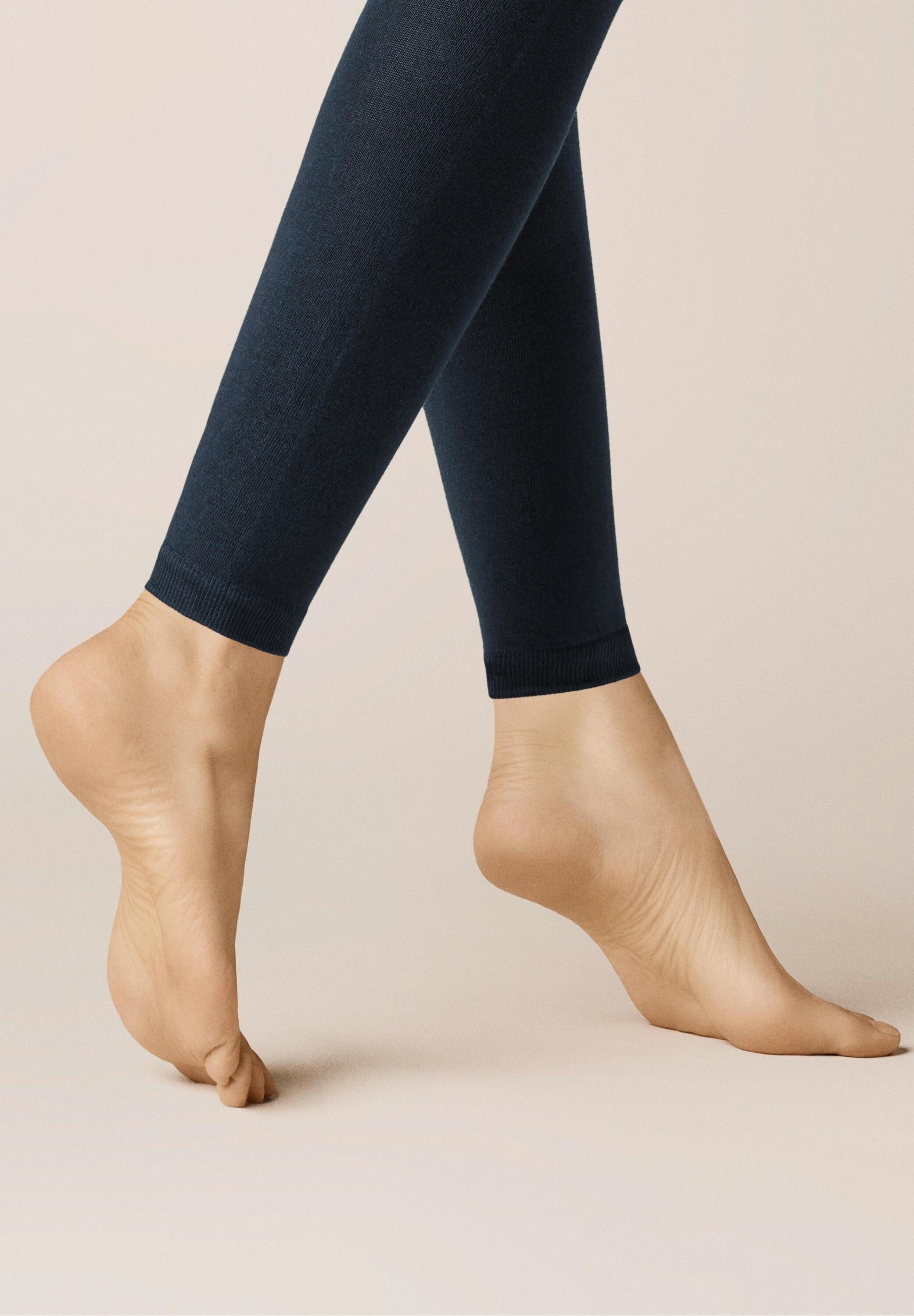 KUNERT Strickstrumpfleggings Liz 0 DEN (1 St) Feine, hochwertige Baumwoll-L günstig online kaufen