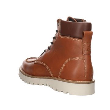 Marc O'Polo Boots Glattleder uni Schnürstiefel Glattleder