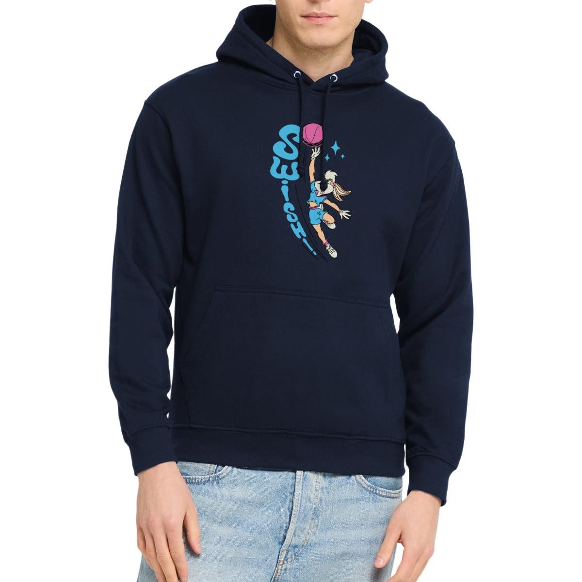 Spreadshirt Hoodie Looney Tunes Lola Bunny Swish Basketball-Design Unisex Hoodie (1-tlg)